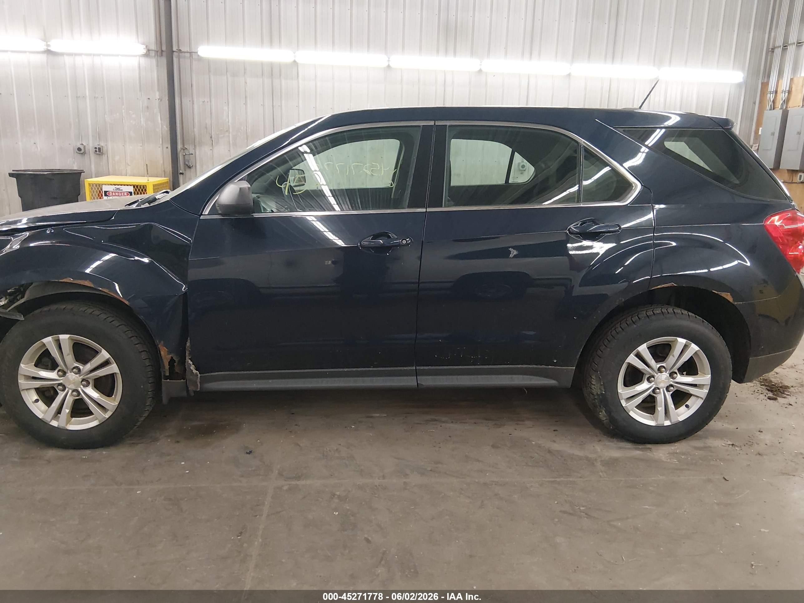 2015 Chevrolet Equinox Ls Dark Blue vin: 2GNFLEEK2F6195602