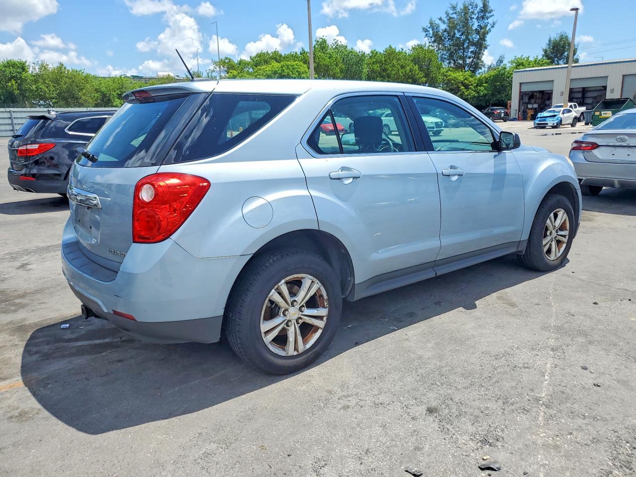 2015 Chevrolet Equinox Ls Blue vin: 2GNFLEEK2F6245981