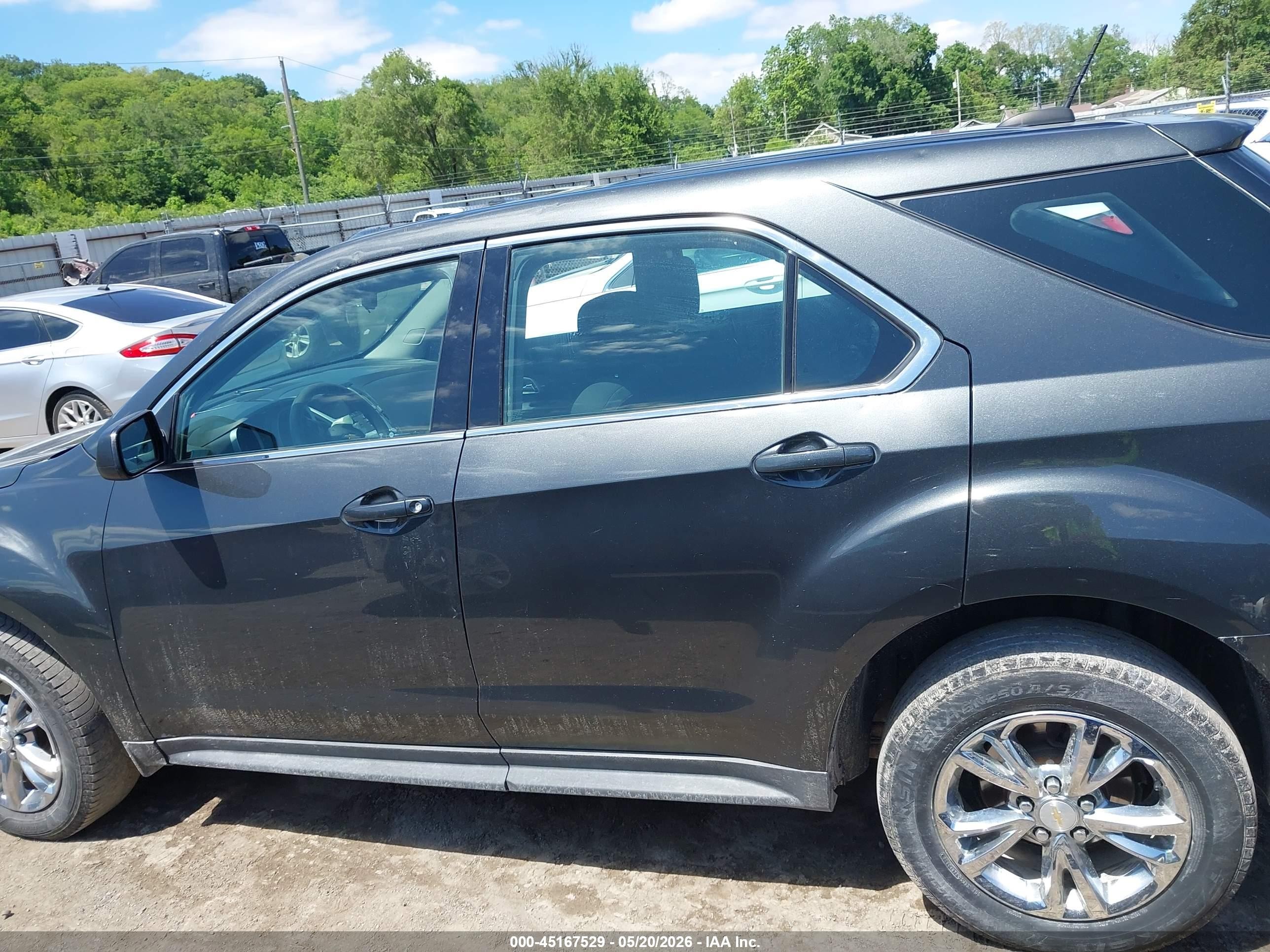 2017 Chevrolet Equinox Ls Gray vin: 2GNFLEEK2H6165339
