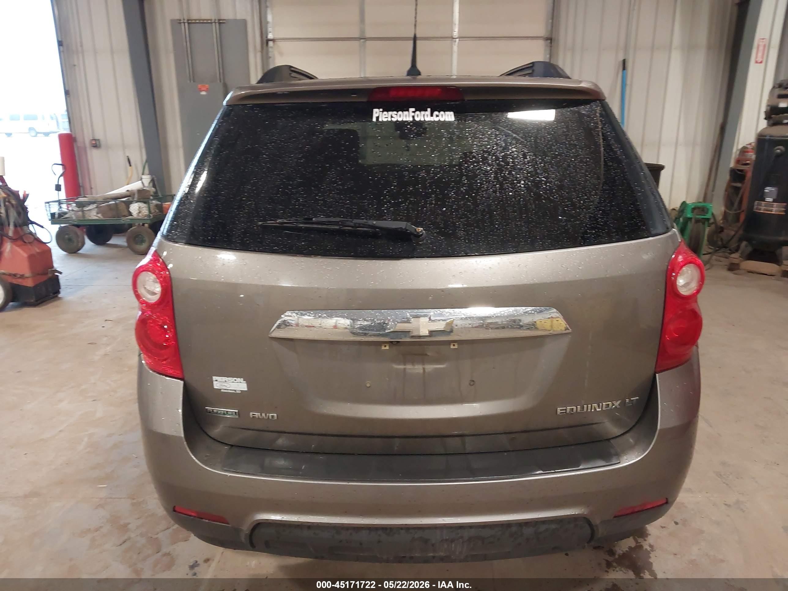 2012 Chevrolet Equinox 1lt Brown vin: 2GNFLEEK3C6159414