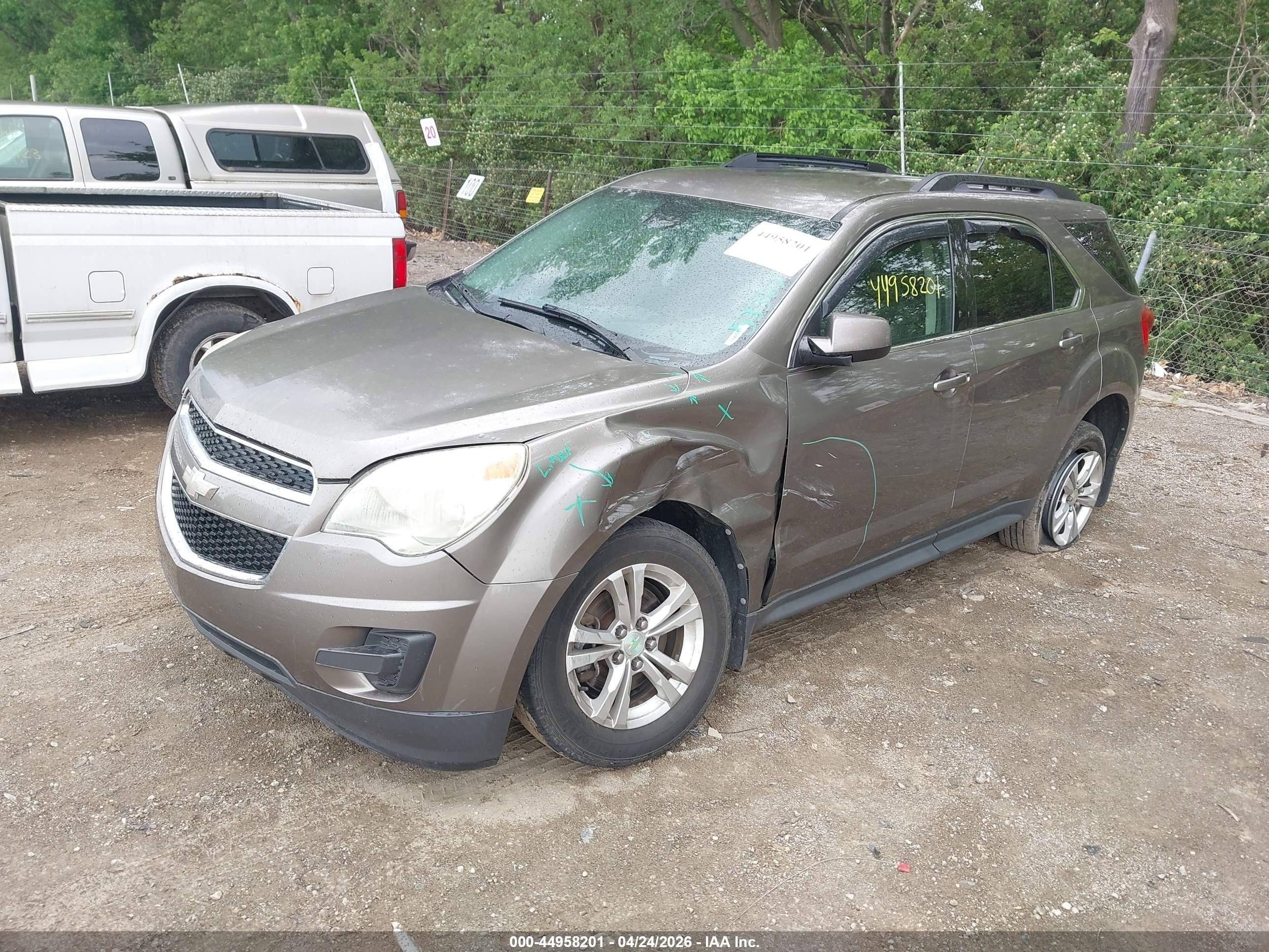 2012 Chevrolet Equinox 1lt Brown vin: 2GNFLEEK3C6267483