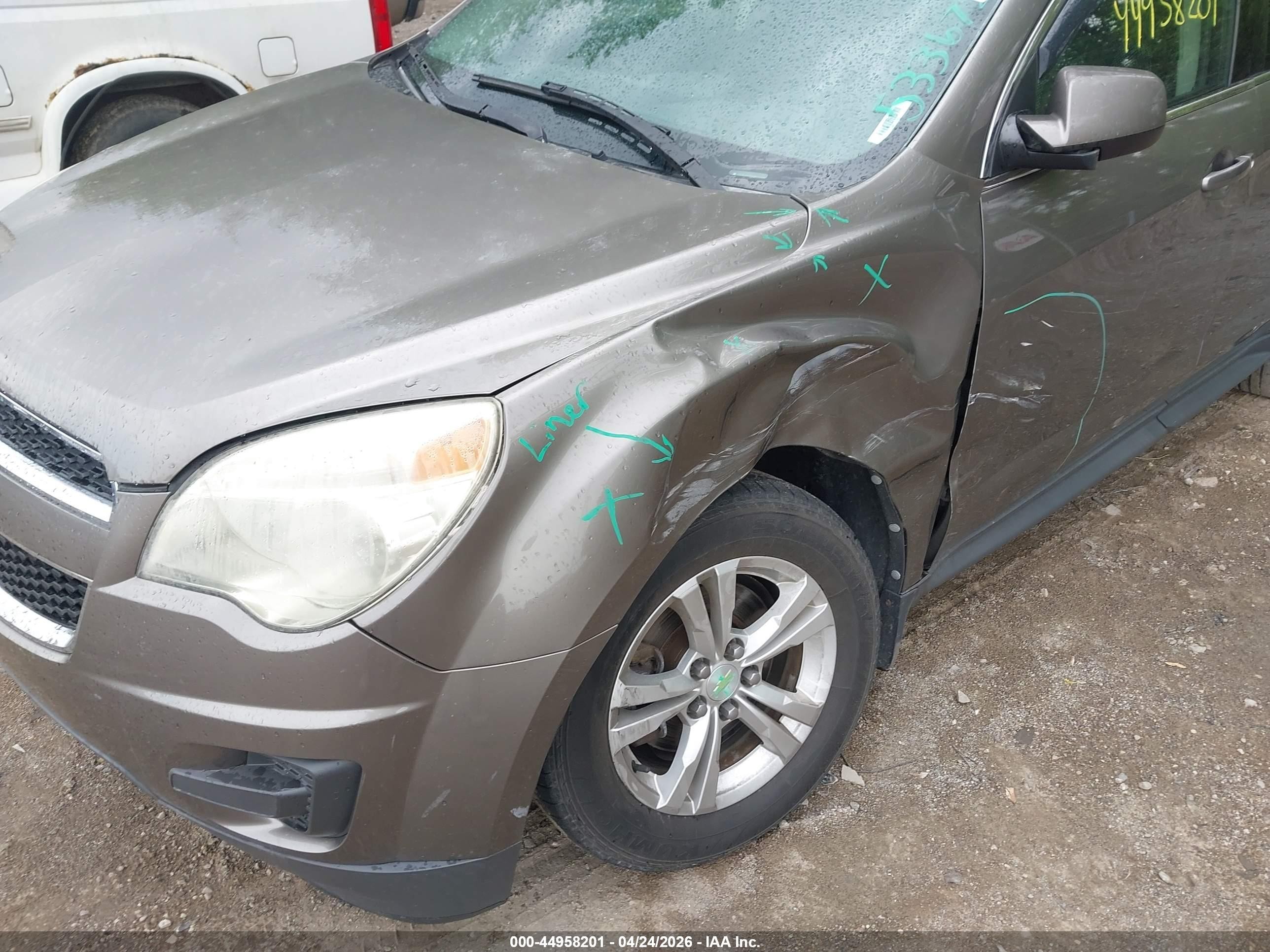 2012 Chevrolet Equinox 1lt Brown vin: 2GNFLEEK3C6267483