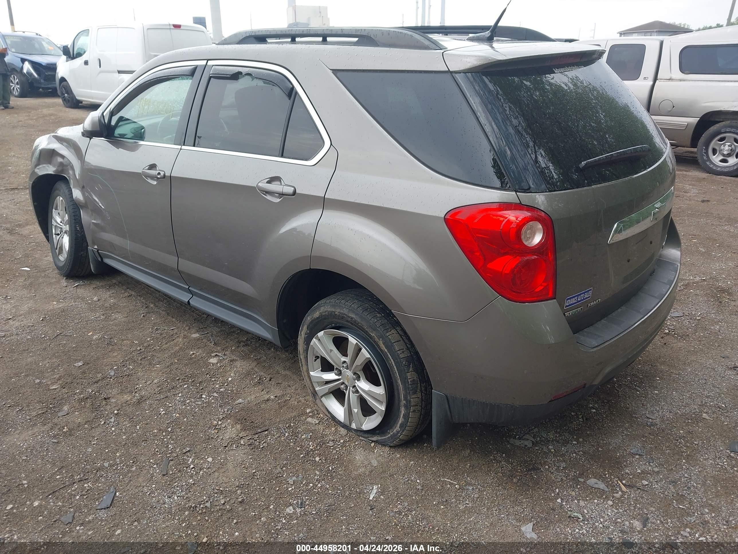2012 Chevrolet Equinox 1lt Brown vin: 2GNFLEEK3C6267483