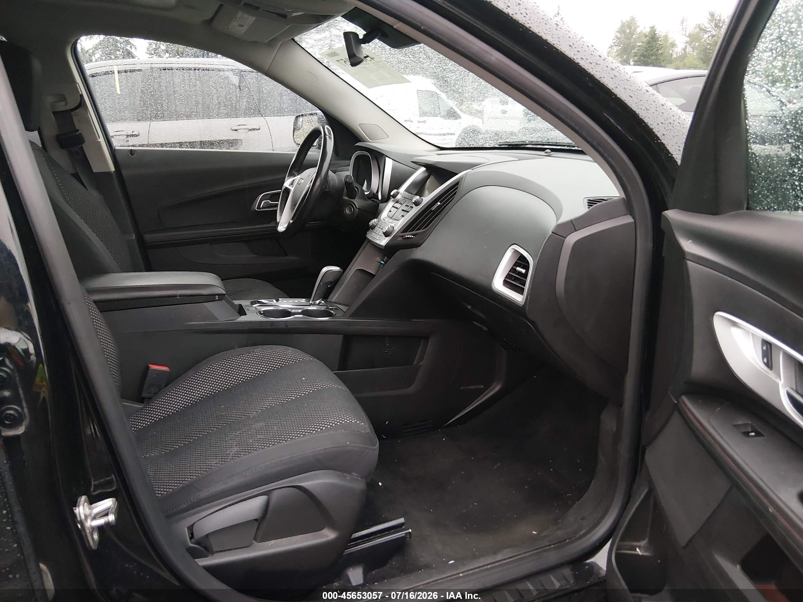 2013 Chevrolet Equinox Lt Black vin: 2GNFLEEK3D6237997