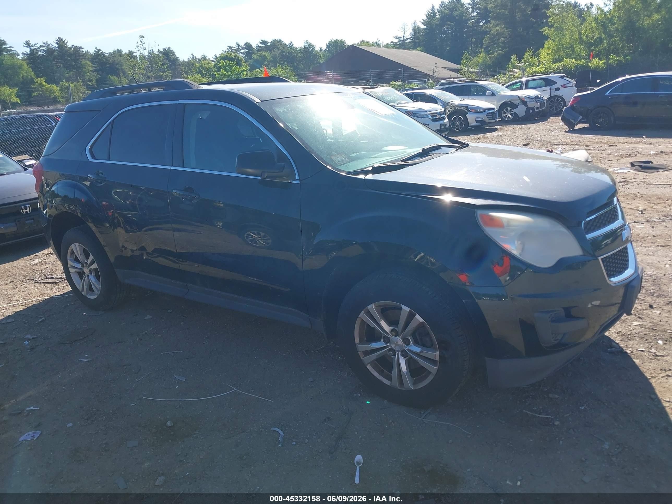 2013 Chevrolet Equinox 1lt Black vin: 2GNFLEEK3D6299691