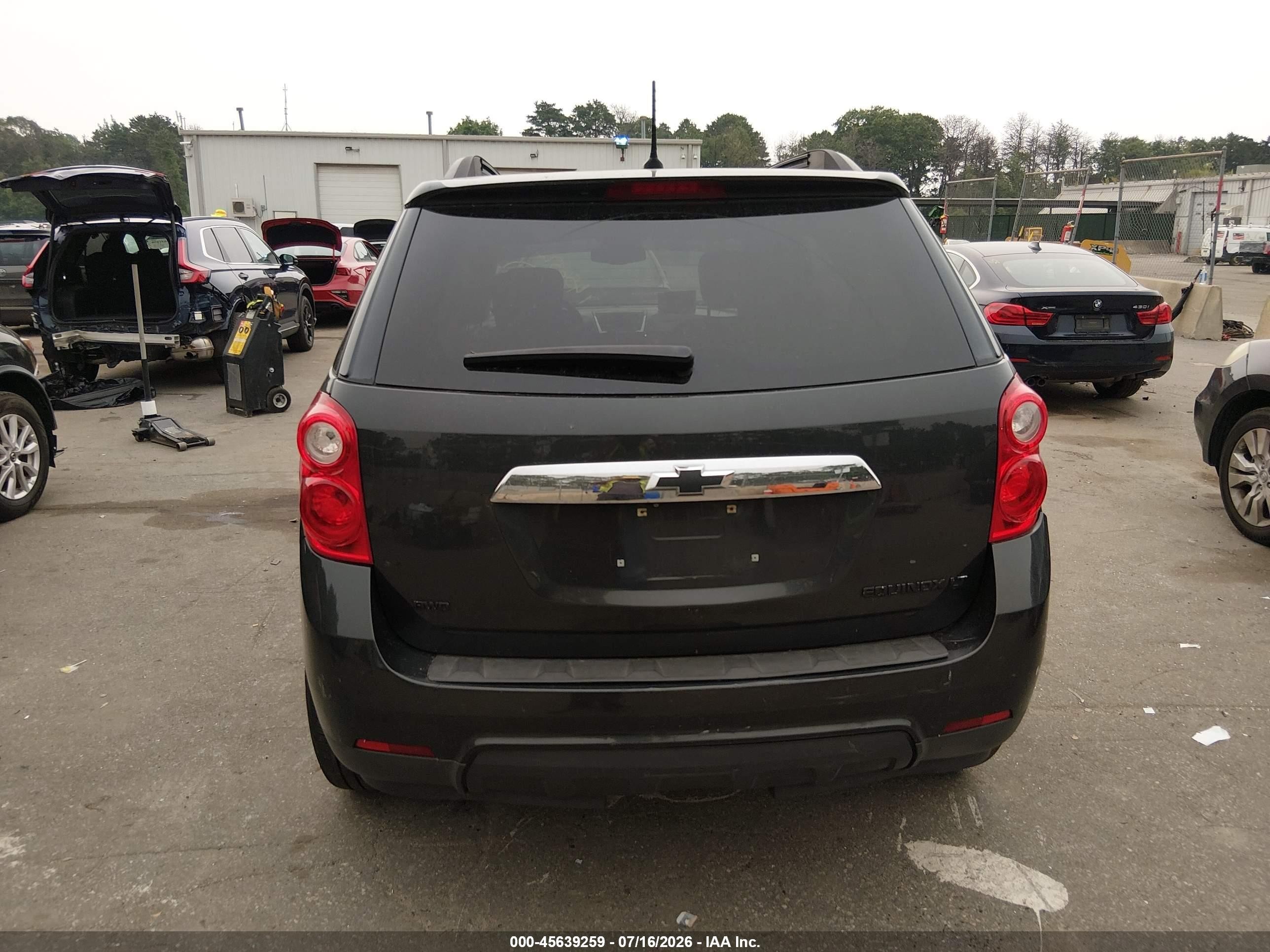 2013 Chevrolet Equinox Lt Black vin: 2GNFLEEK3D6310270