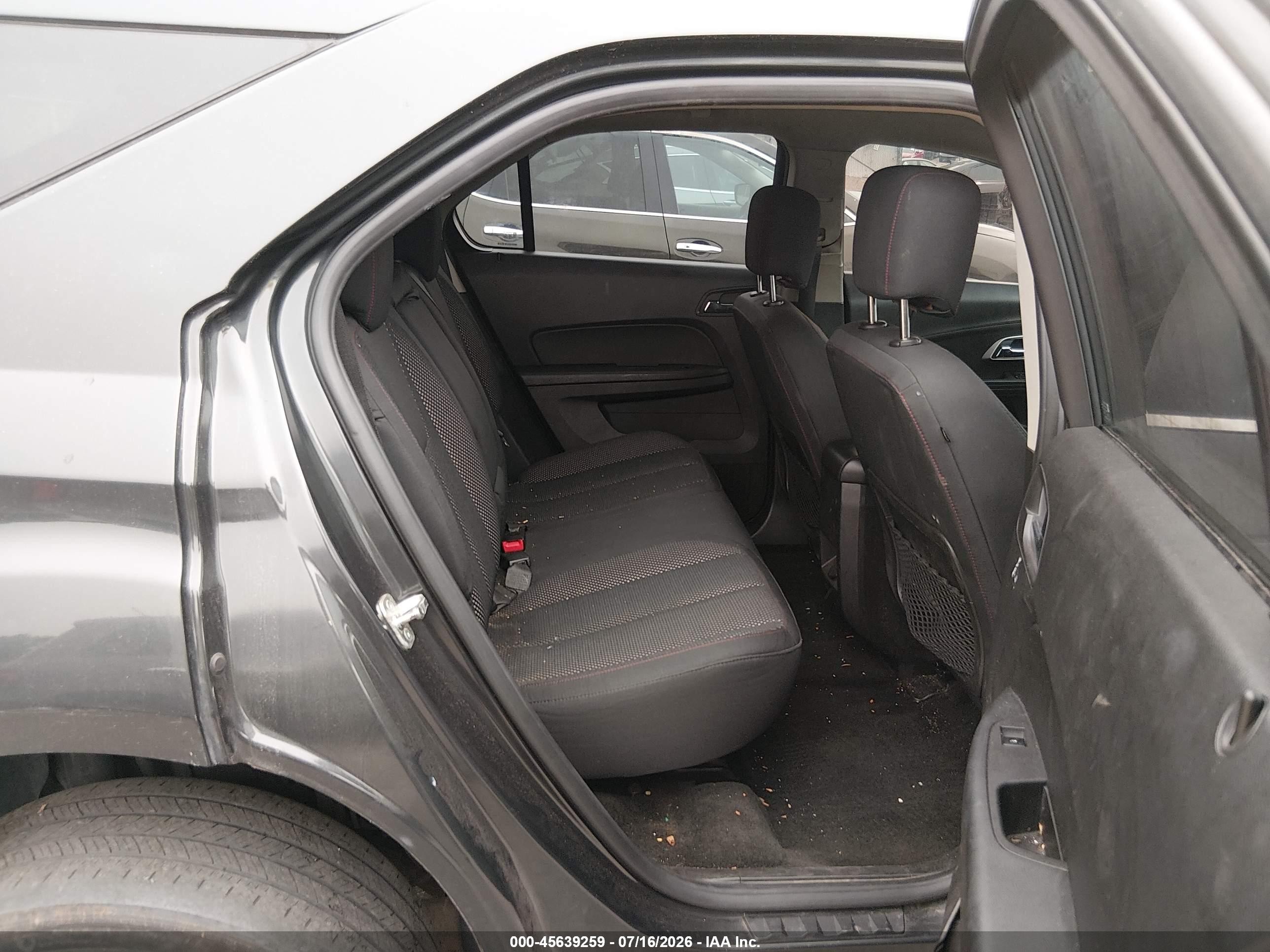 2013 Chevrolet Equinox Lt Black vin: 2GNFLEEK3D6310270