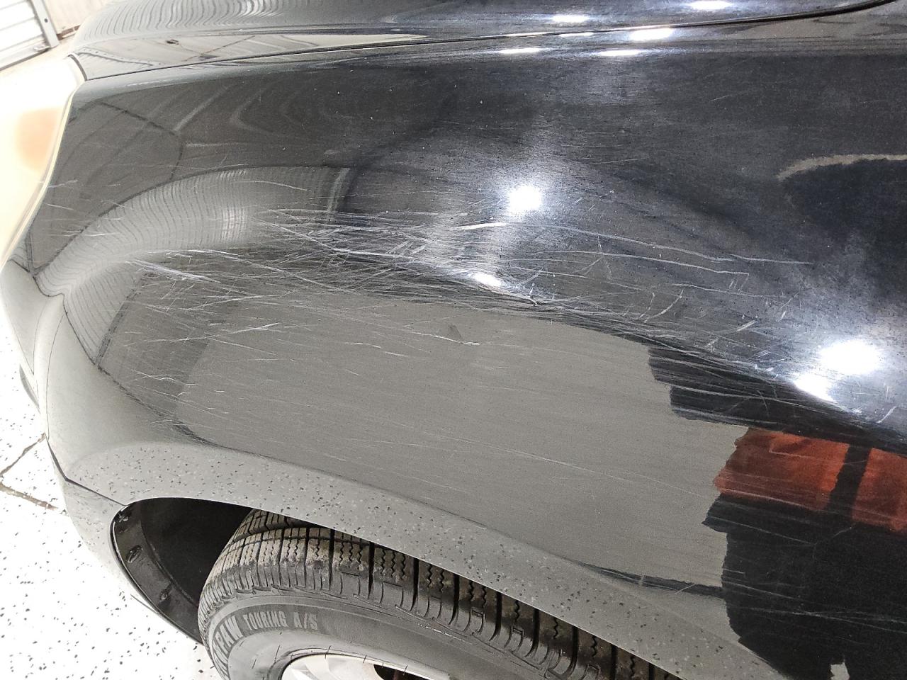 2013 Chevrolet Equinox Lt Black vin: 2GNFLEEK3D6325884 Damage: Left Front Fender, Heavy Scratch, 3 To 4 Inches