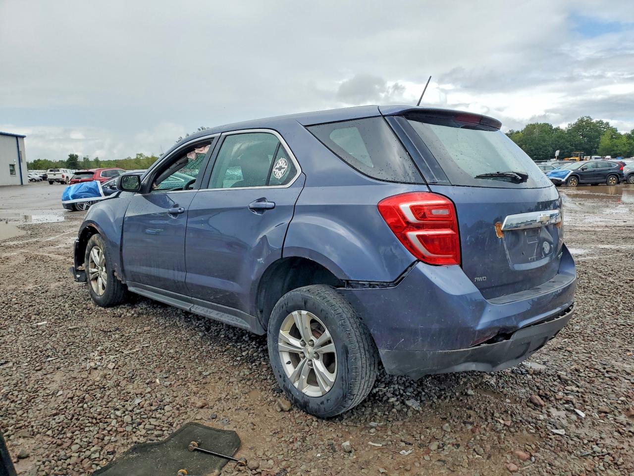 2014 Chevrolet Equinox Ls Blue vin: 2GNFLEEK3E6174921