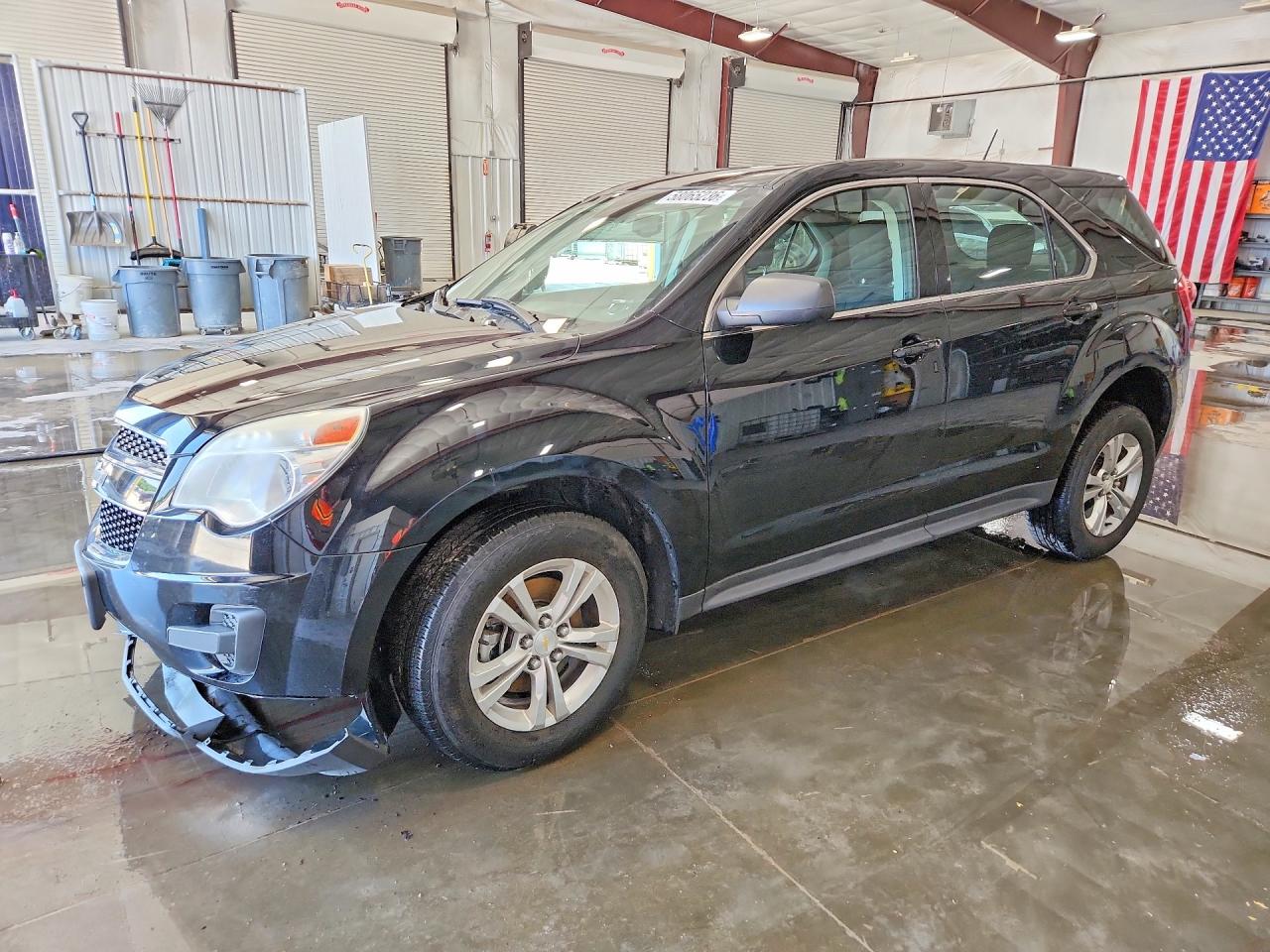 2014 Chevrolet Equinox Ls Black vin: 2GNFLEEK3E6226922