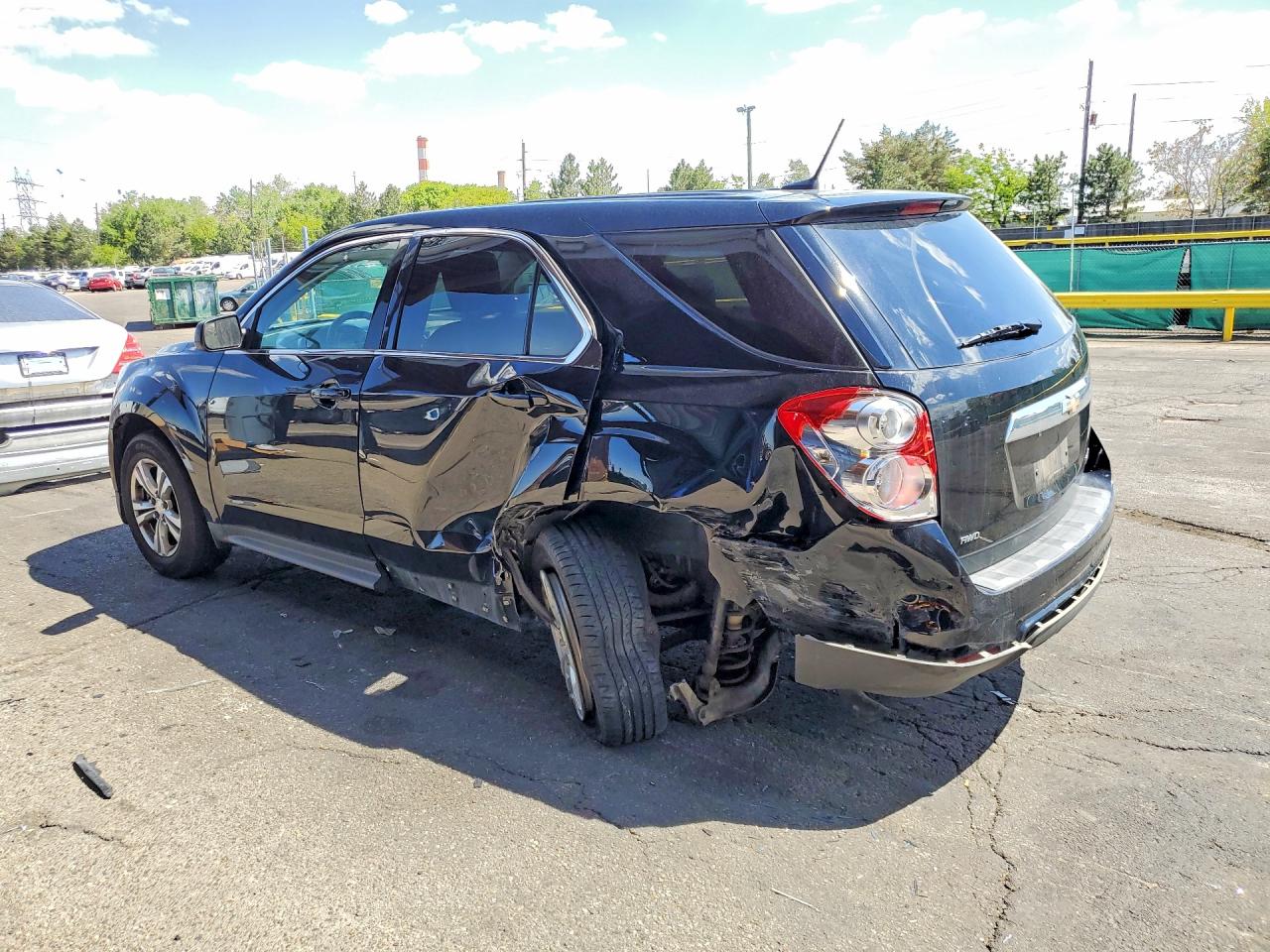 2014 Chevrolet Equinox Ls Black vin: 2GNFLEEK3E6330374