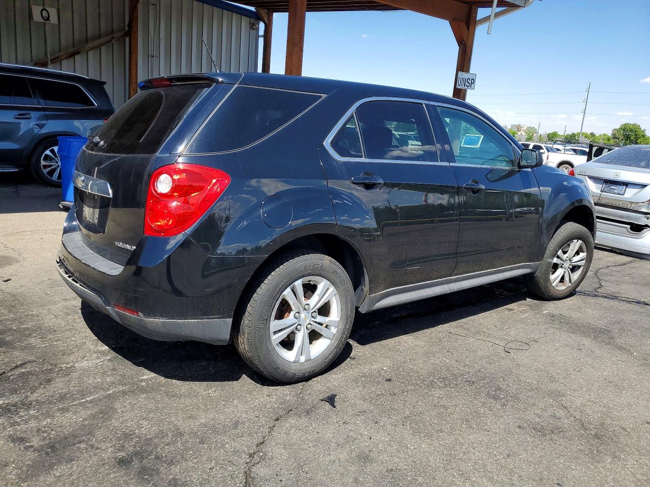 2014 Chevrolet Equinox Ls Black vin: 2GNFLEEK3E6330374
