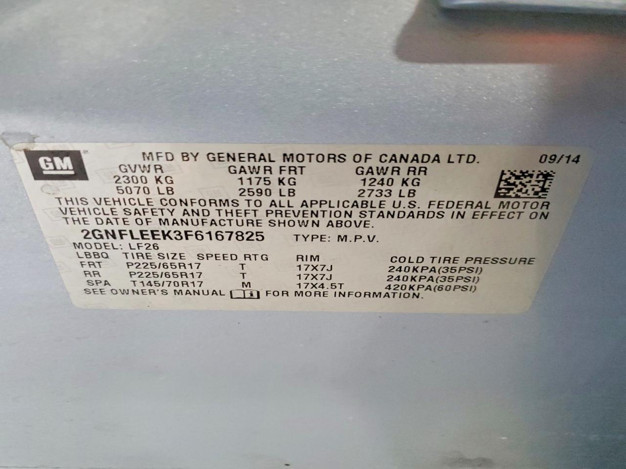2015 Chevrolet Equinox Ls Blue vin: 2GNFLEEK3F6167825