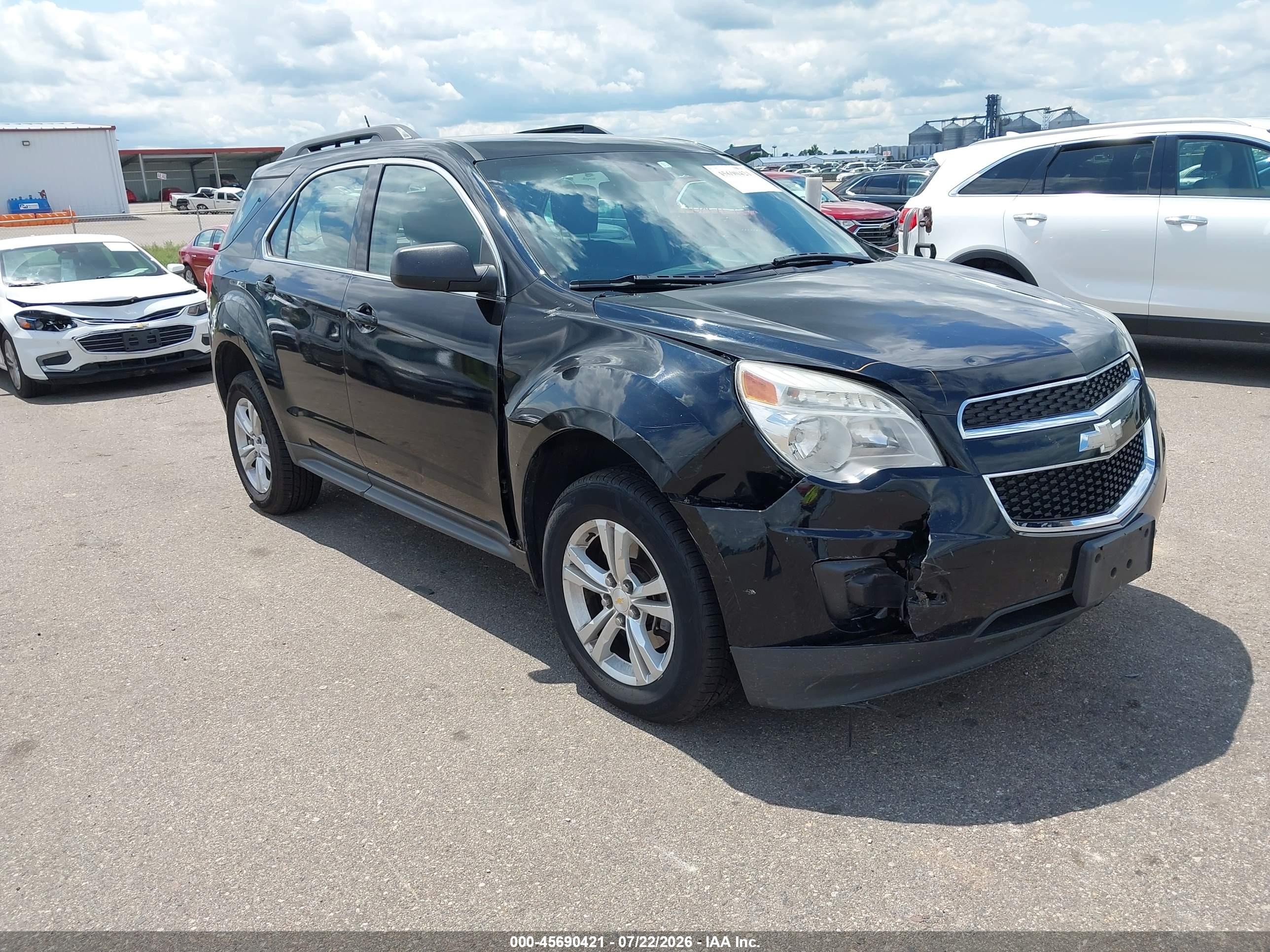 2015 Chevrolet Equinox Ls Black vin: 2GNFLEEK3F6252812
