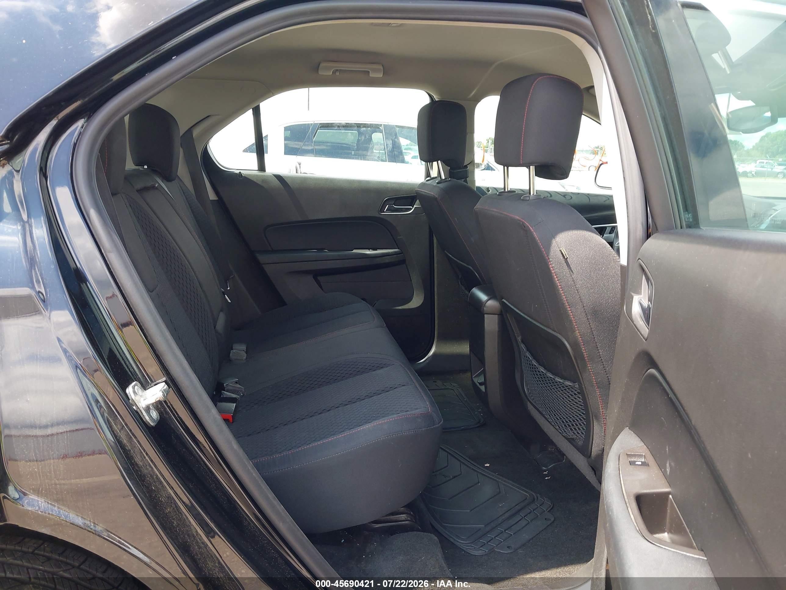 2015 Chevrolet Equinox Ls Black vin: 2GNFLEEK3F6252812