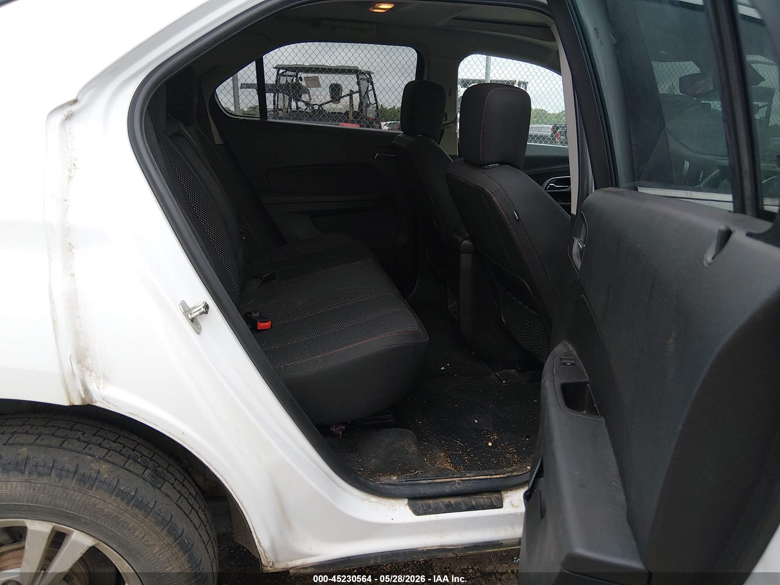 2012 Chevrolet Equinox 1lt White vin: 2GNFLEEK4C6109671