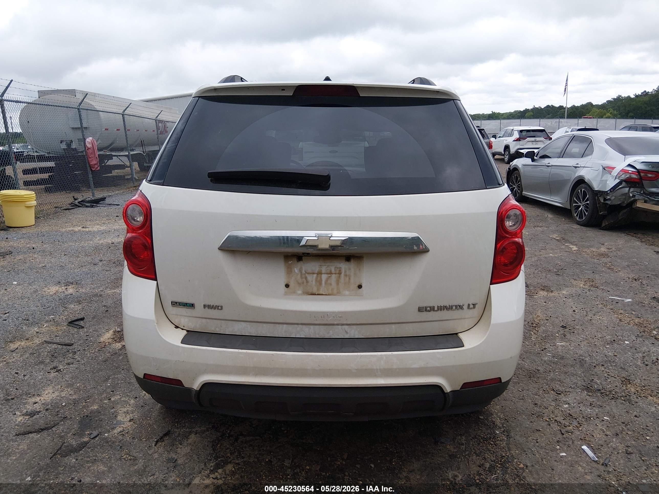 2012 Chevrolet Equinox 1lt White vin: 2GNFLEEK4C6109671