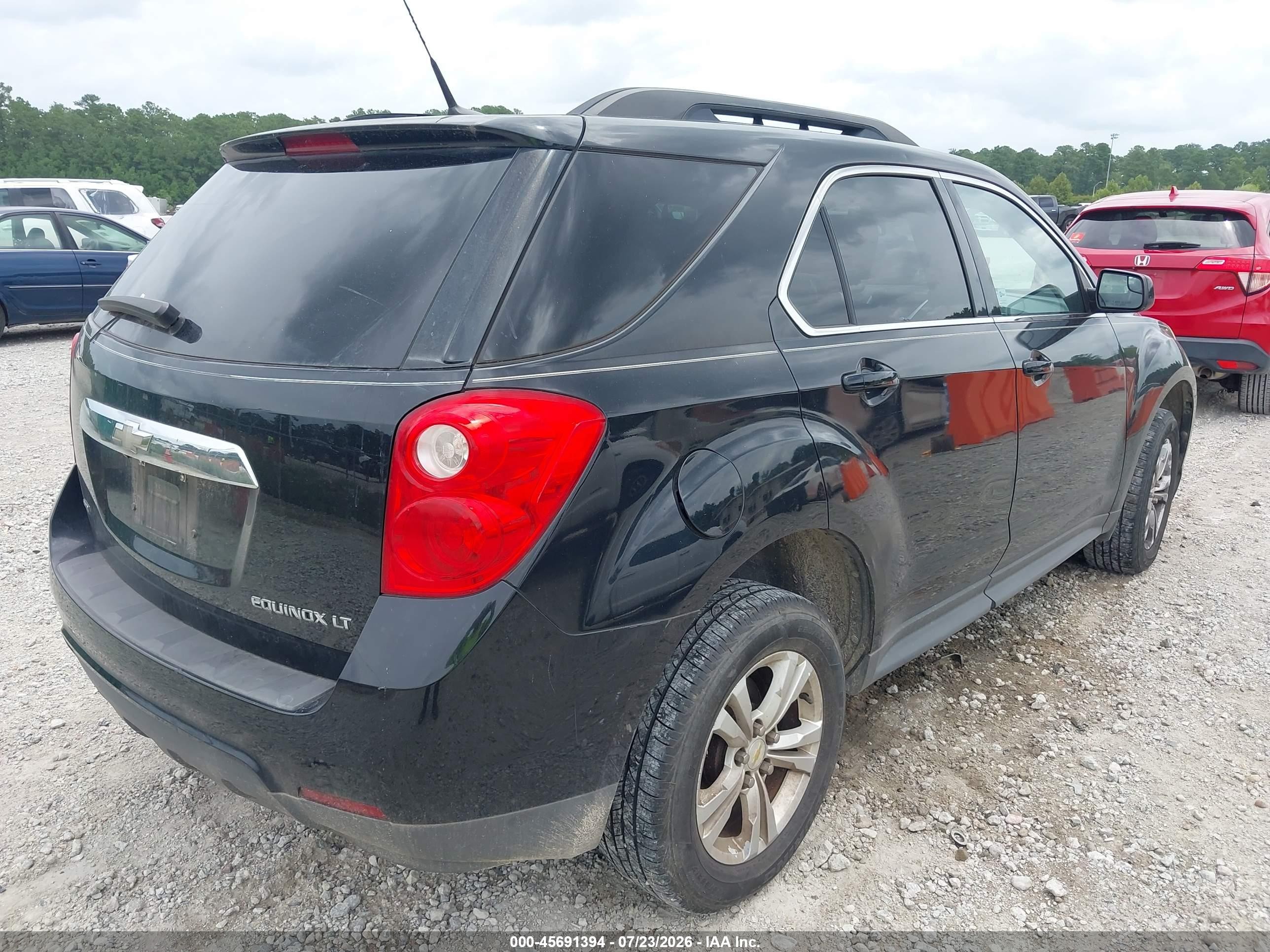 2012 Chevrolet Equinox Lt W/1lt Черный vin: 2GNFLEEK4C6120637