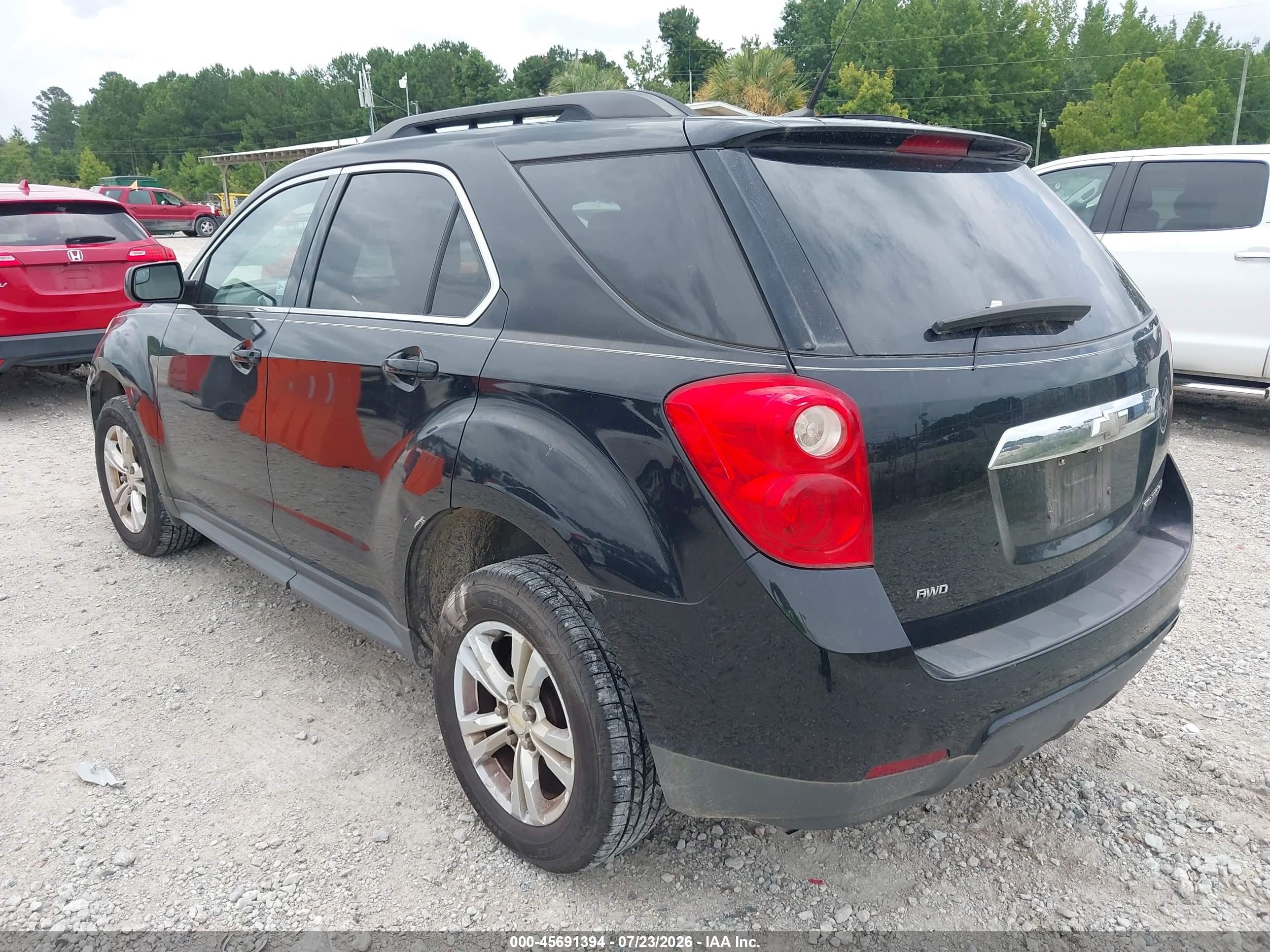 2012 Chevrolet Equinox Lt W/1lt Черный vin: 2GNFLEEK4C6120637