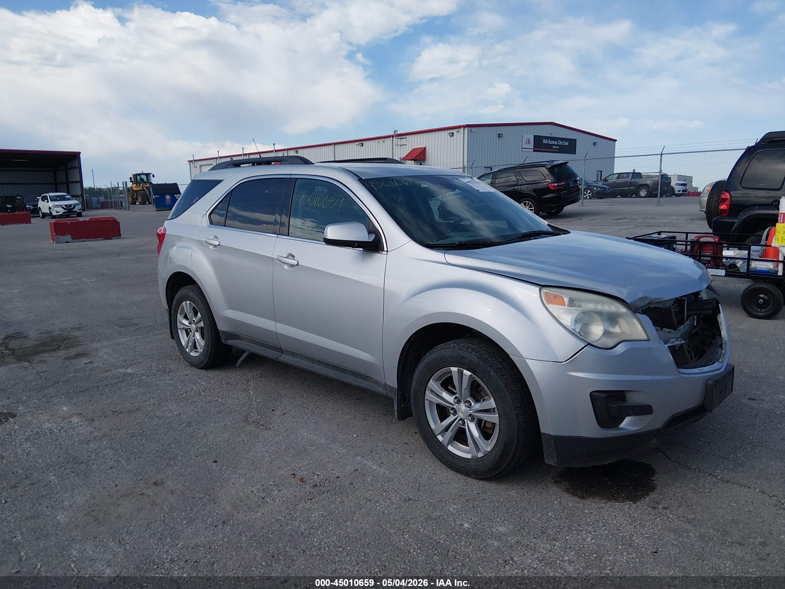 2013 Chevrolet Equinox 1lt Silver vin: 2GNFLEEK4D6109929