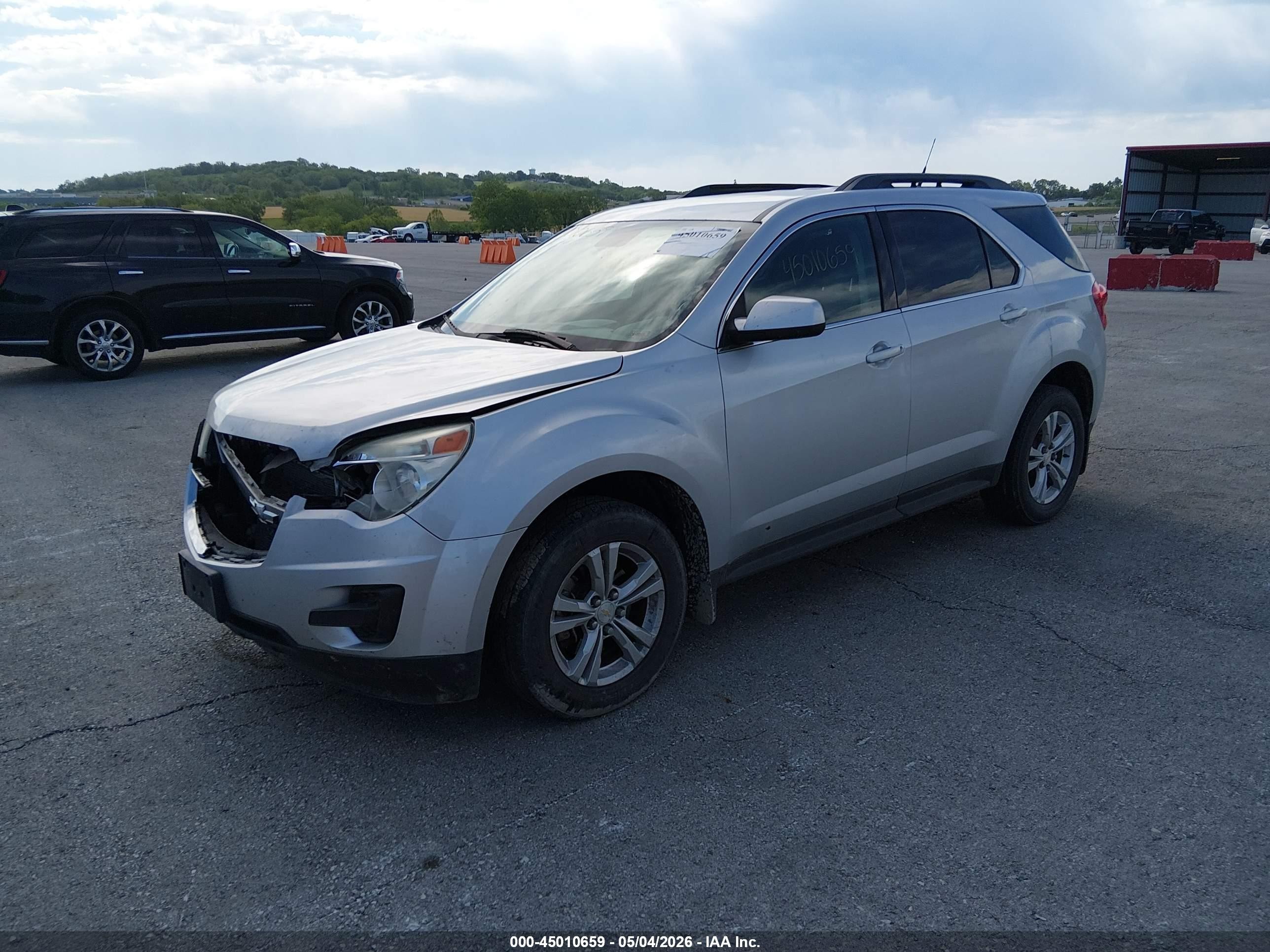 2013 Chevrolet Equinox 1lt Silver vin: 2GNFLEEK4D6109929