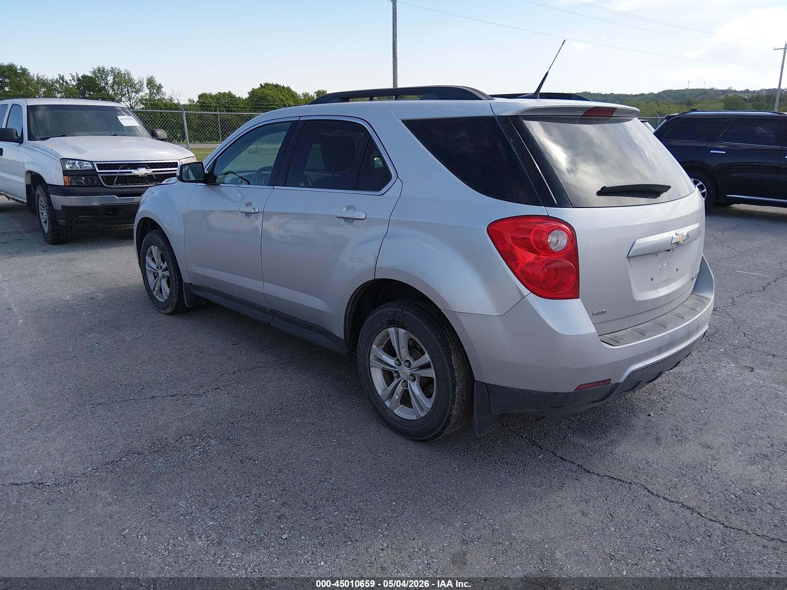2013 Chevrolet Equinox 1lt Silver vin: 2GNFLEEK4D6109929