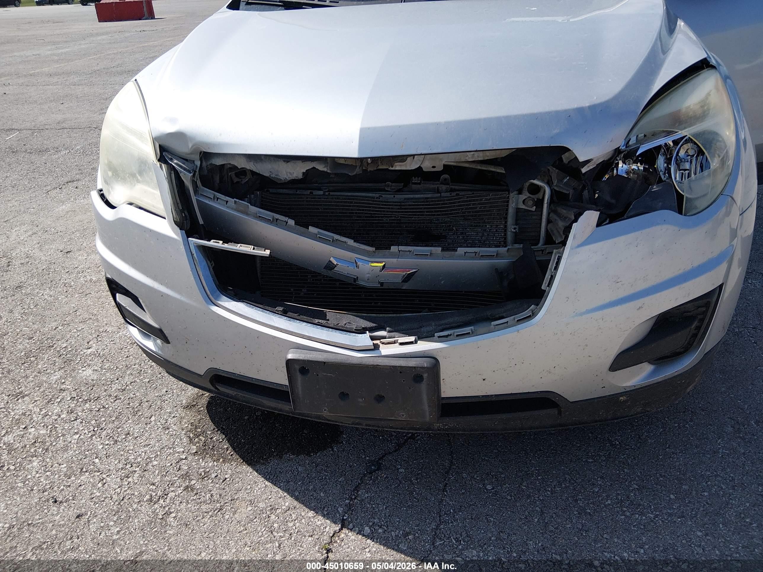 2013 Chevrolet Equinox 1lt Silver vin: 2GNFLEEK4D6109929