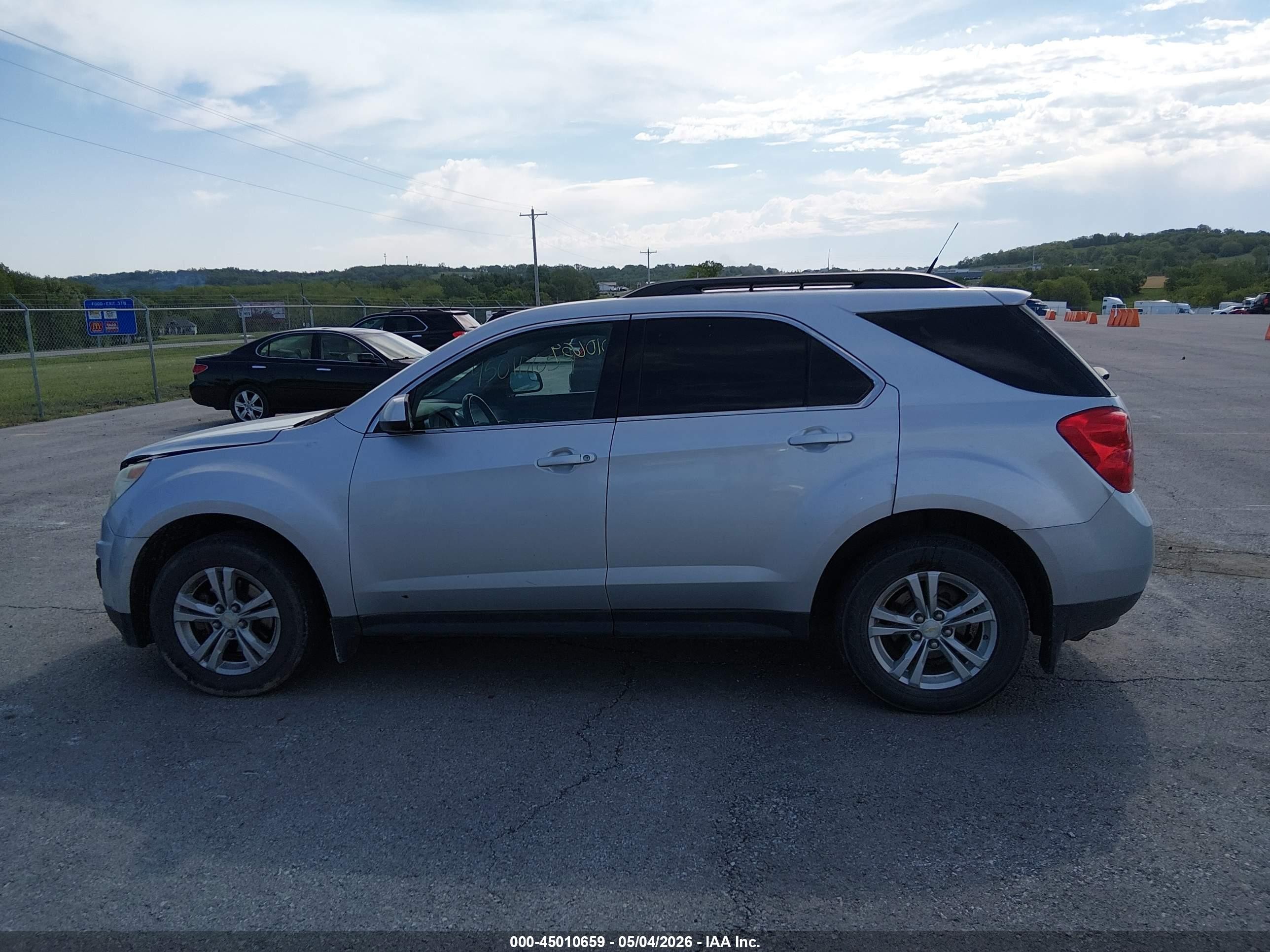2013 Chevrolet Equinox 1lt Silver vin: 2GNFLEEK4D6109929