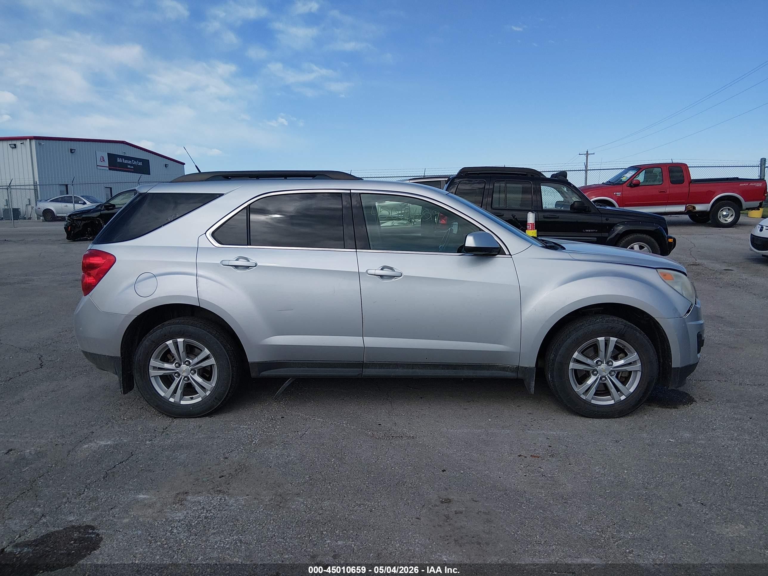 2013 Chevrolet Equinox 1lt Silver vin: 2GNFLEEK4D6109929