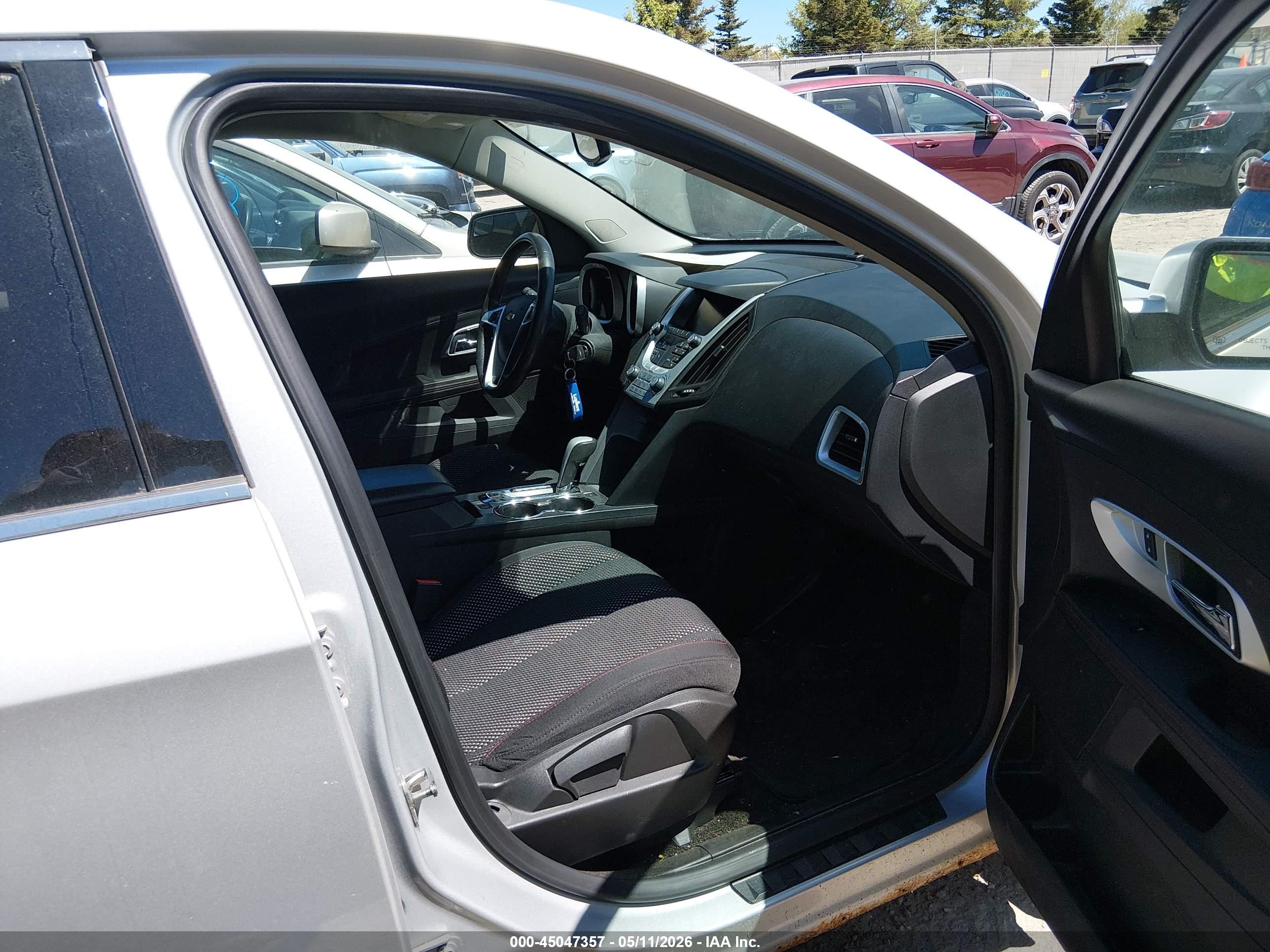 2013 Chevrolet Equinox 1lt Silver vin: 2GNFLEEK4D6193220