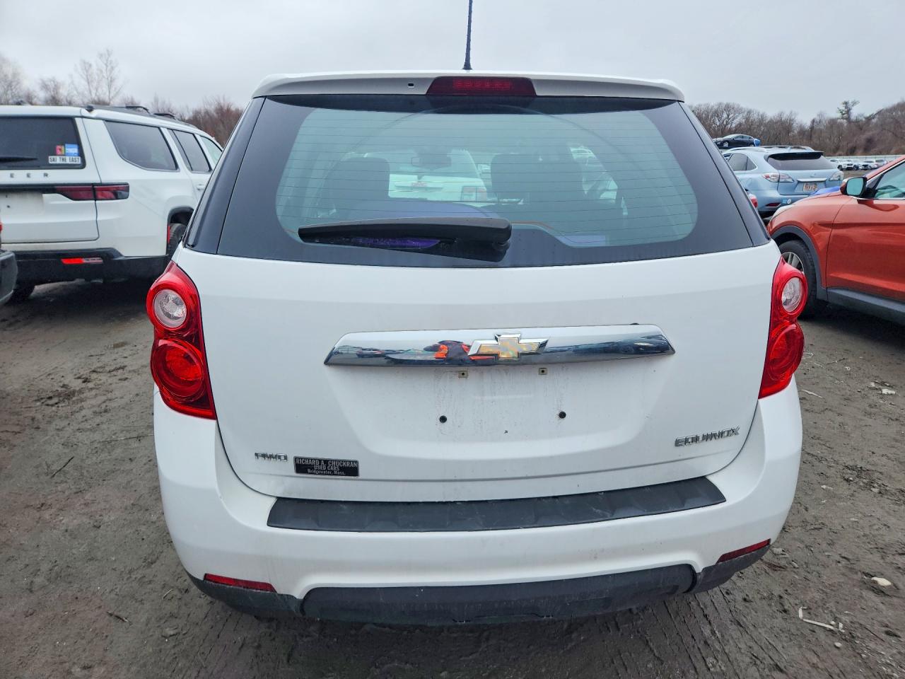 2014 Chevrolet Equinox Ls White vin: 2GNFLEEK4E6312496