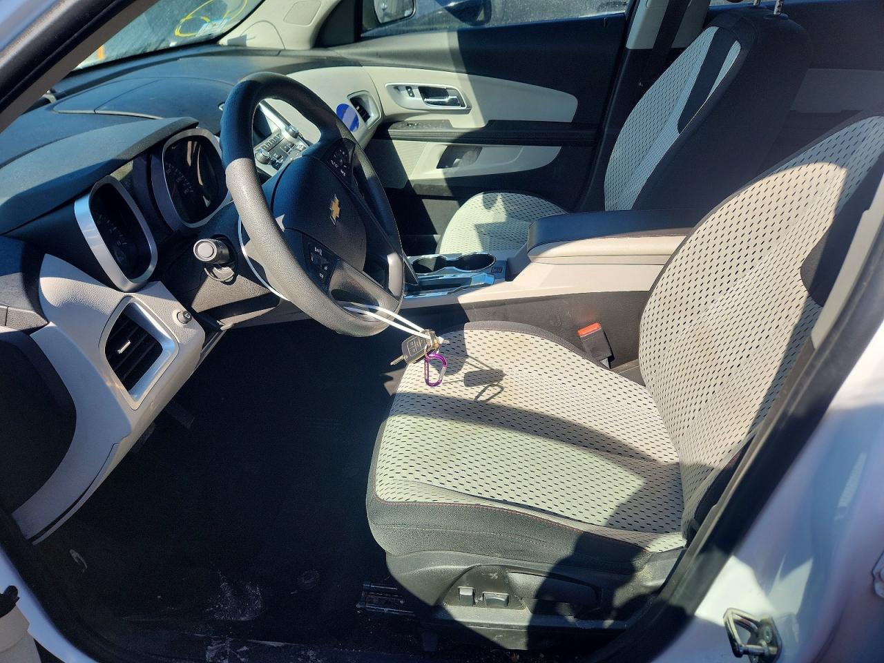 2014 Chevrolet Equinox Ls White vin: 2GNFLEEK4E6312496