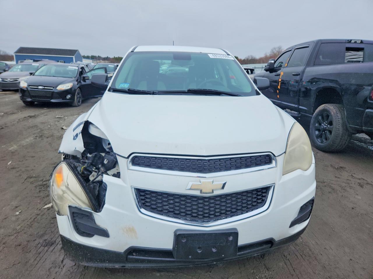 2014 Chevrolet Equinox Ls White vin: 2GNFLEEK4E6312496
