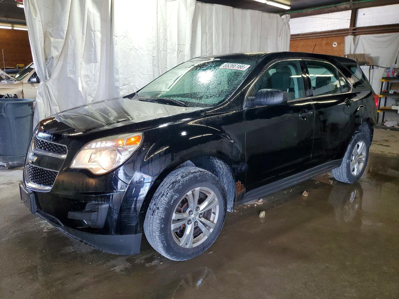 2015 Chevrolet Equinox Ls Black vin: 2GNFLEEK4F6121677