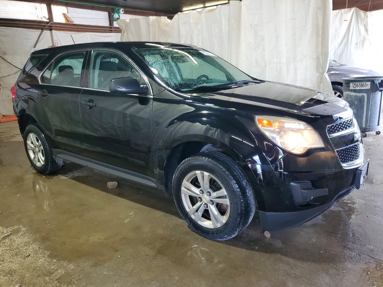 2015 Chevrolet Equinox Ls Black vin: 2GNFLEEK4F6121677