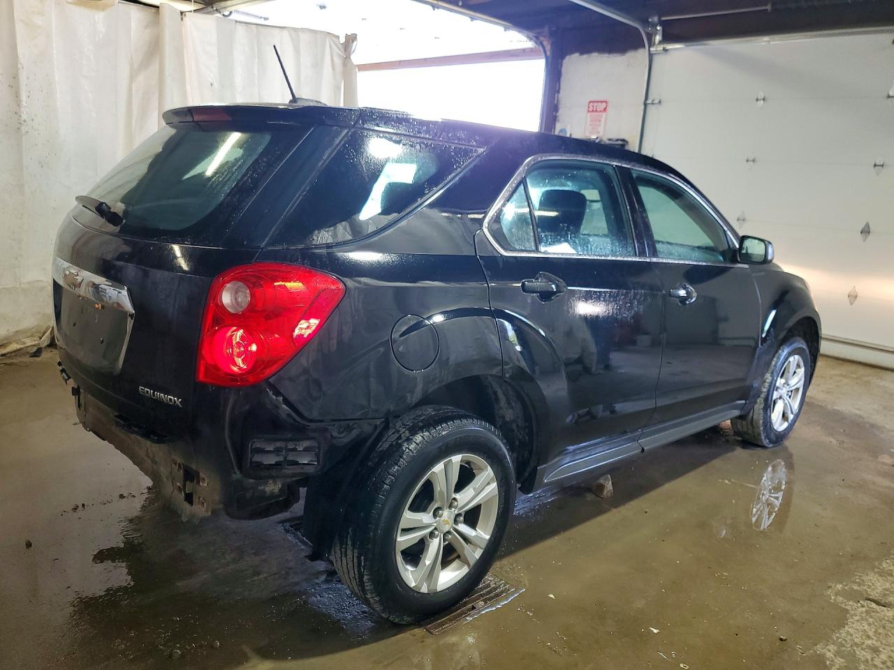 2015 Chevrolet Equinox Ls Black vin: 2GNFLEEK4F6121677