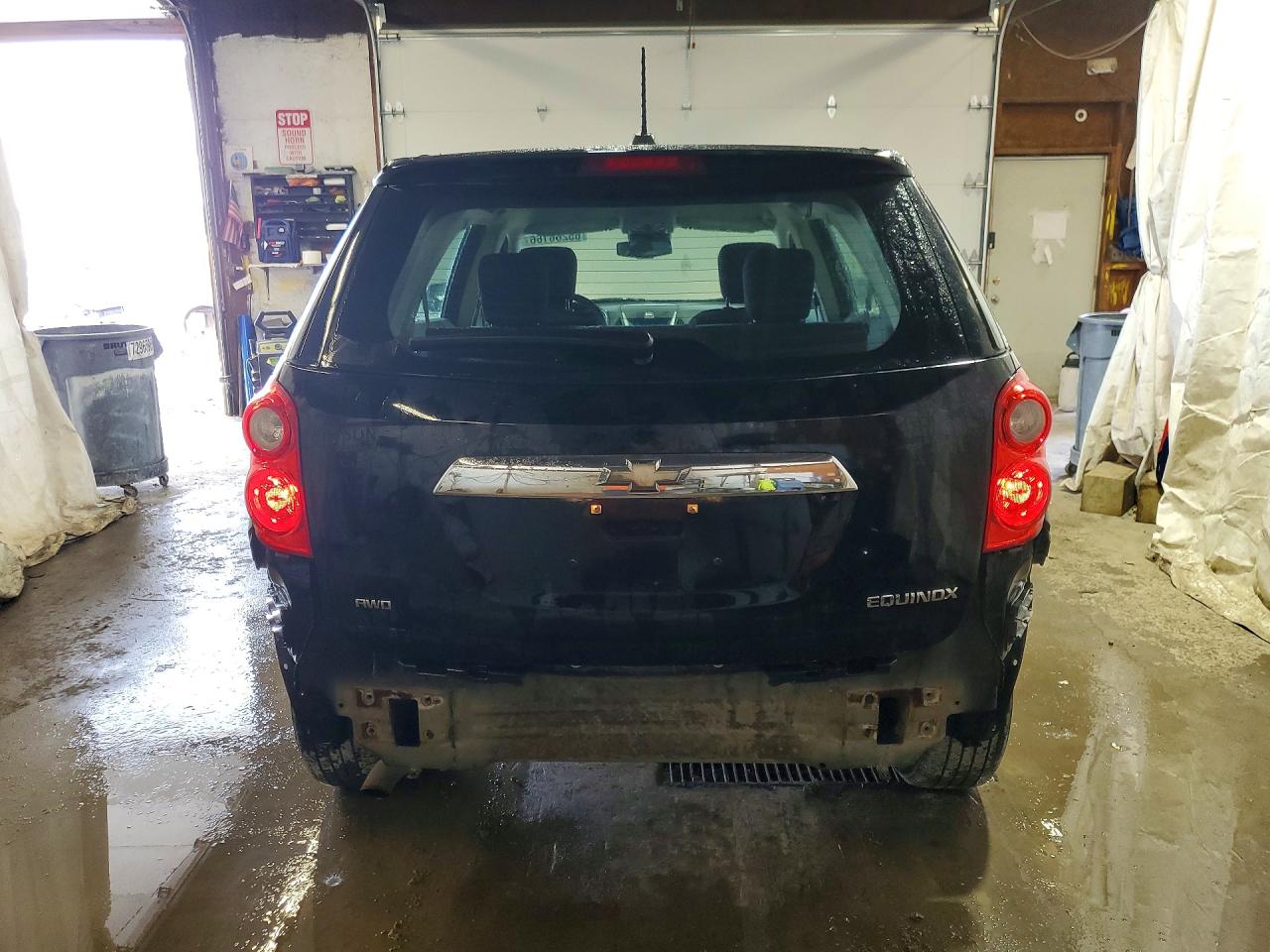 2015 Chevrolet Equinox Ls Black vin: 2GNFLEEK4F6121677