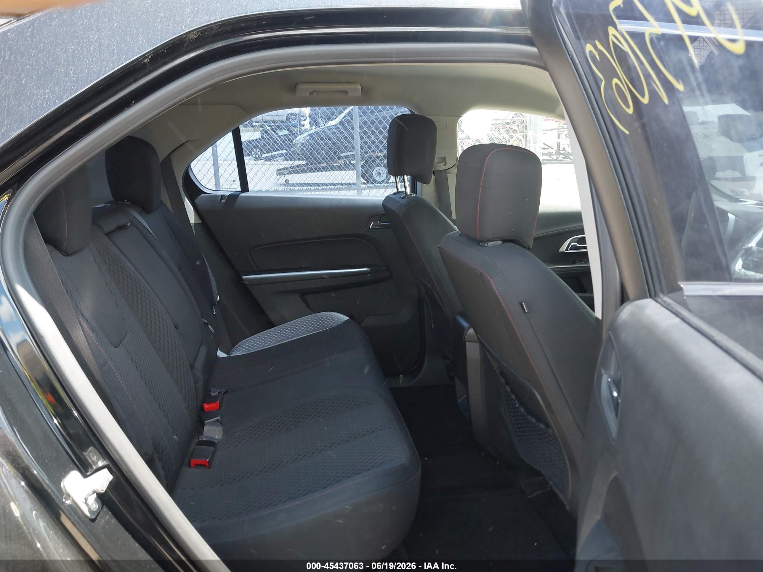 2015 Chevrolet Equinox Ls Black vin: 2GNFLEEK4F6133439