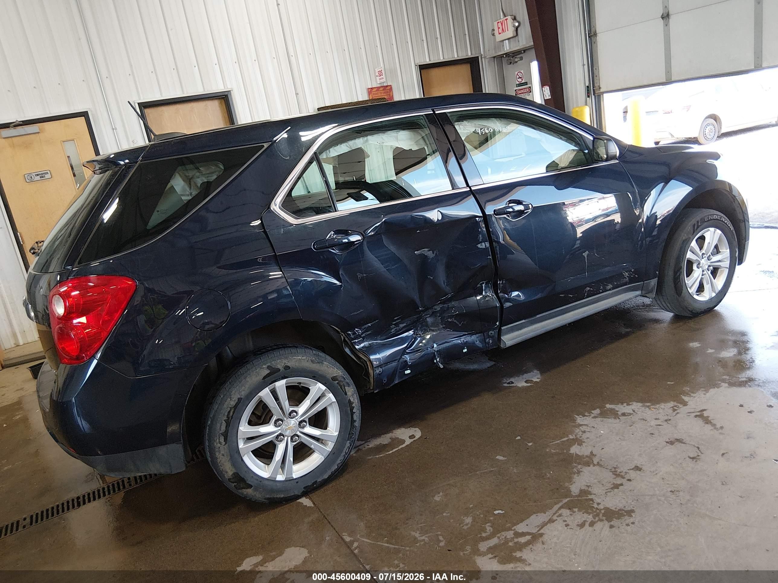 2015 Chevrolet Equinox Ls Dark Blue vin: 2GNFLEEK4F6149107