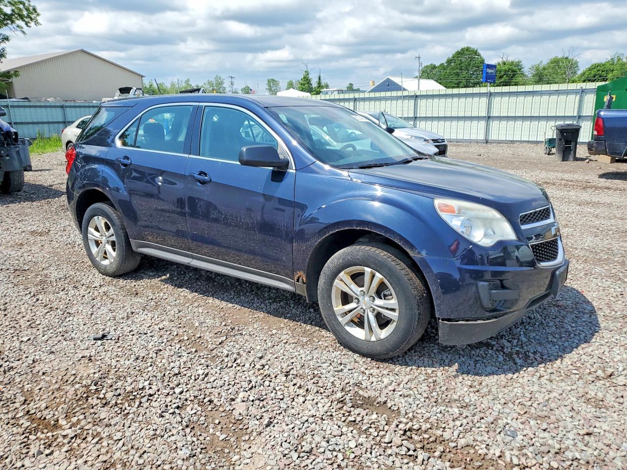 2015 Chevrolet Equinox Ls Blue vin: 2GNFLEEK4F6150130