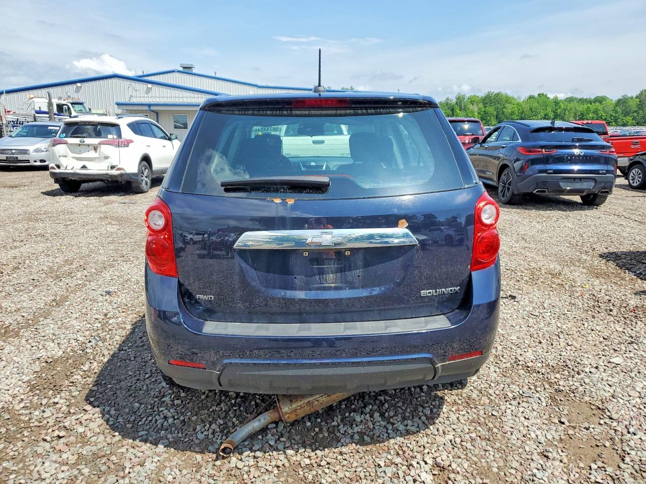 2015 Chevrolet Equinox Ls Blue vin: 2GNFLEEK4F6150130