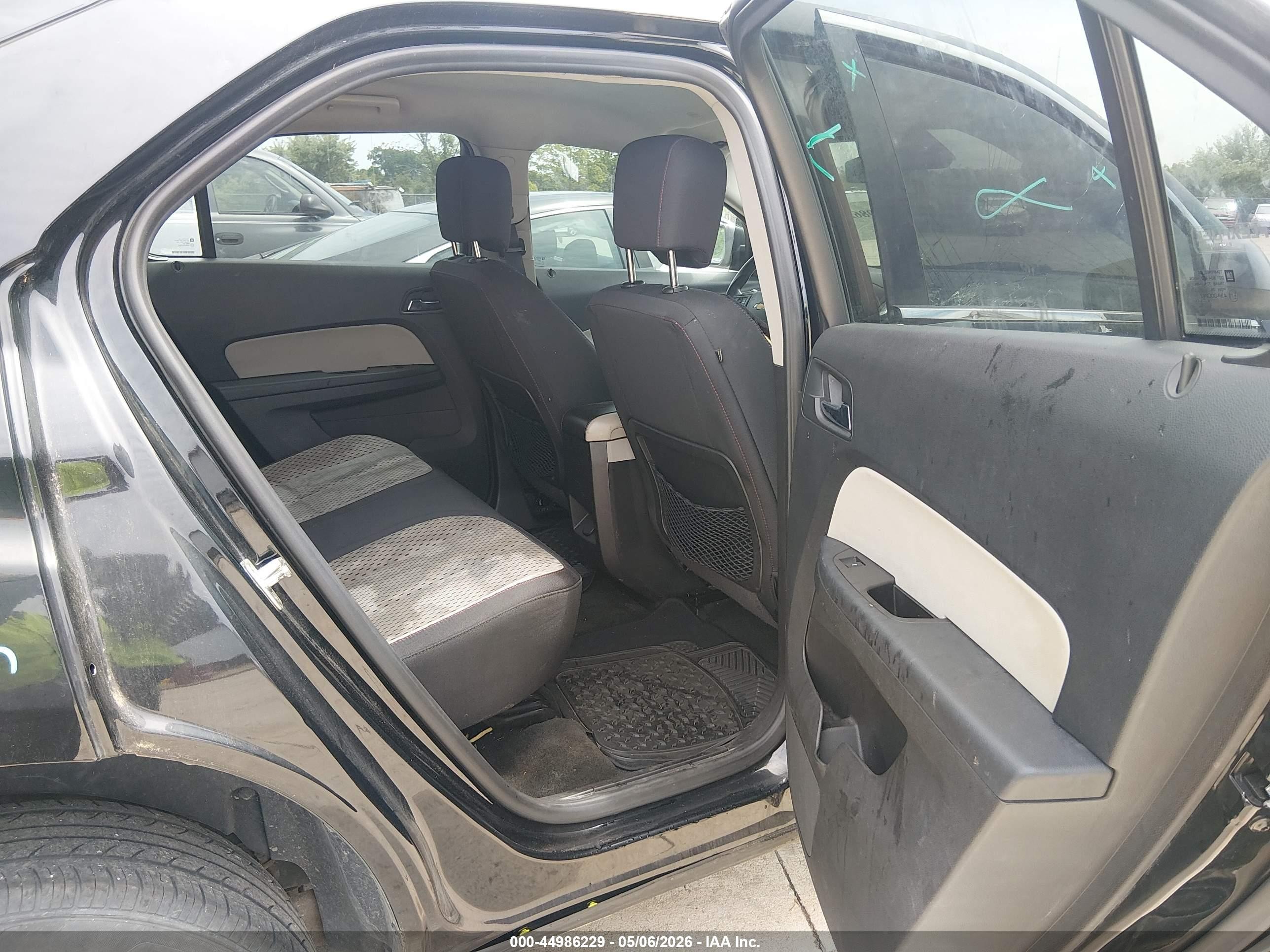 2015 Chevrolet Equinox Ls Black vin: 2GNFLEEK4F6191552