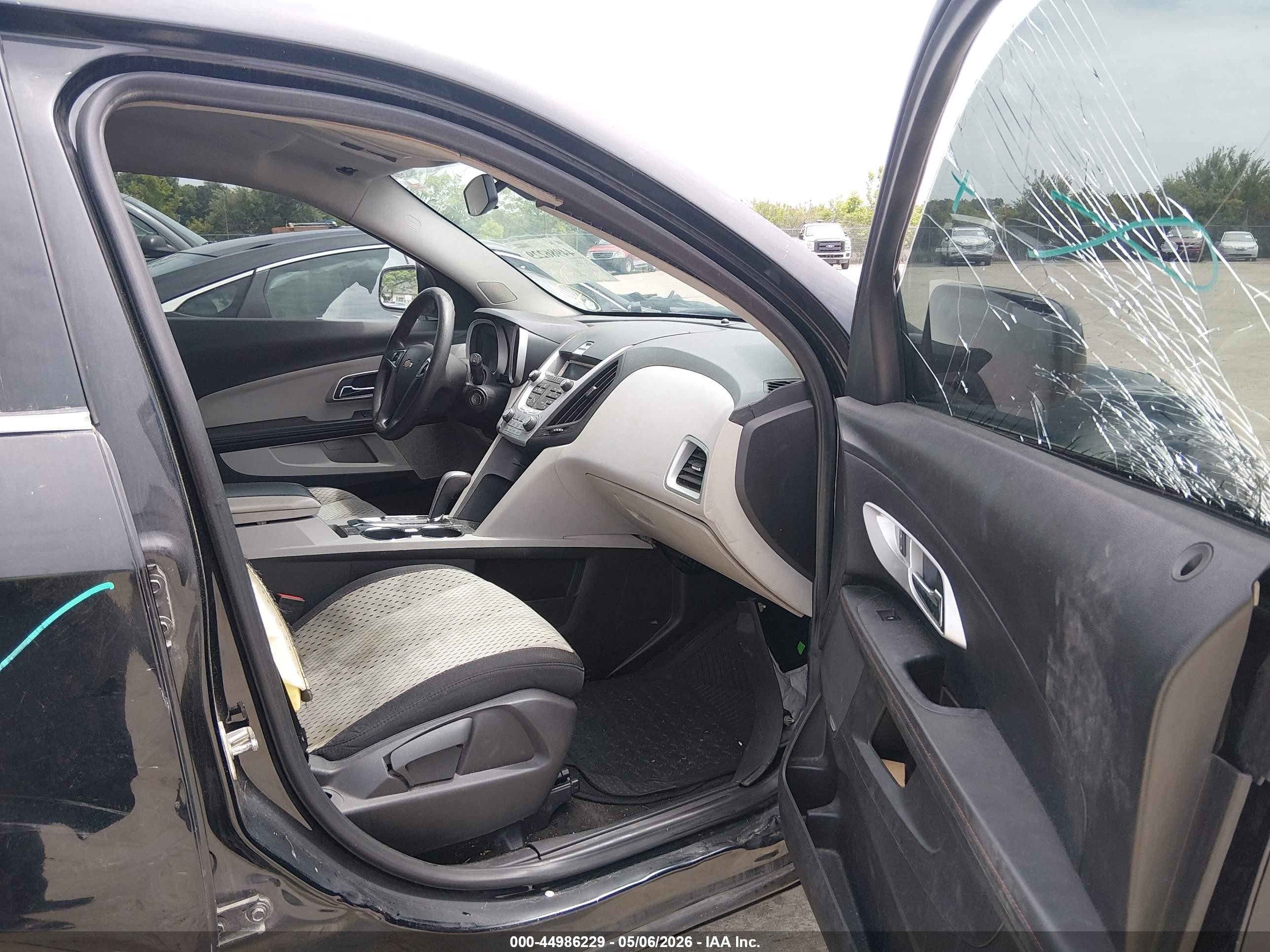 2015 Chevrolet Equinox Ls Black vin: 2GNFLEEK4F6191552