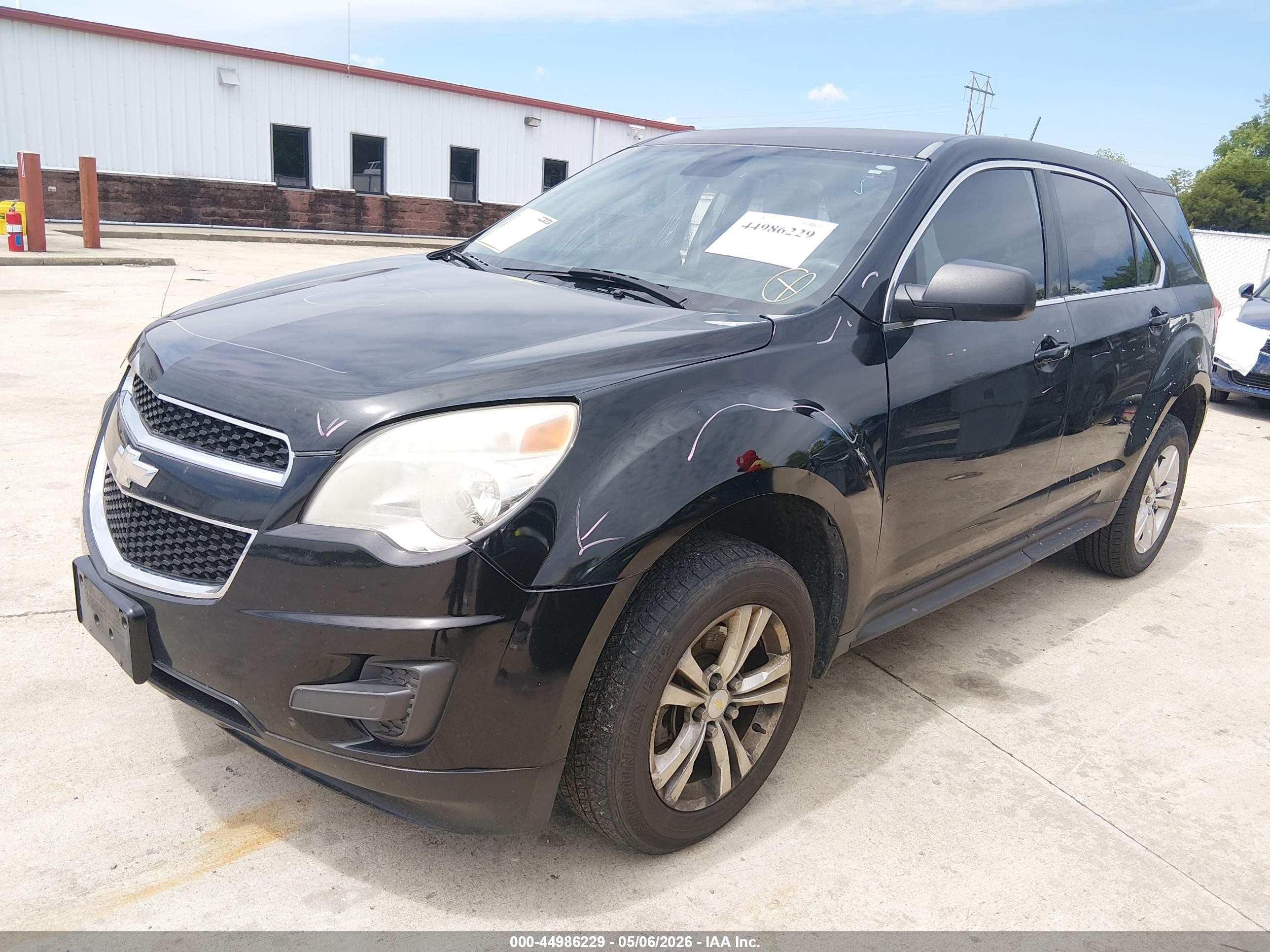 2015 Chevrolet Equinox Ls Black vin: 2GNFLEEK4F6191552