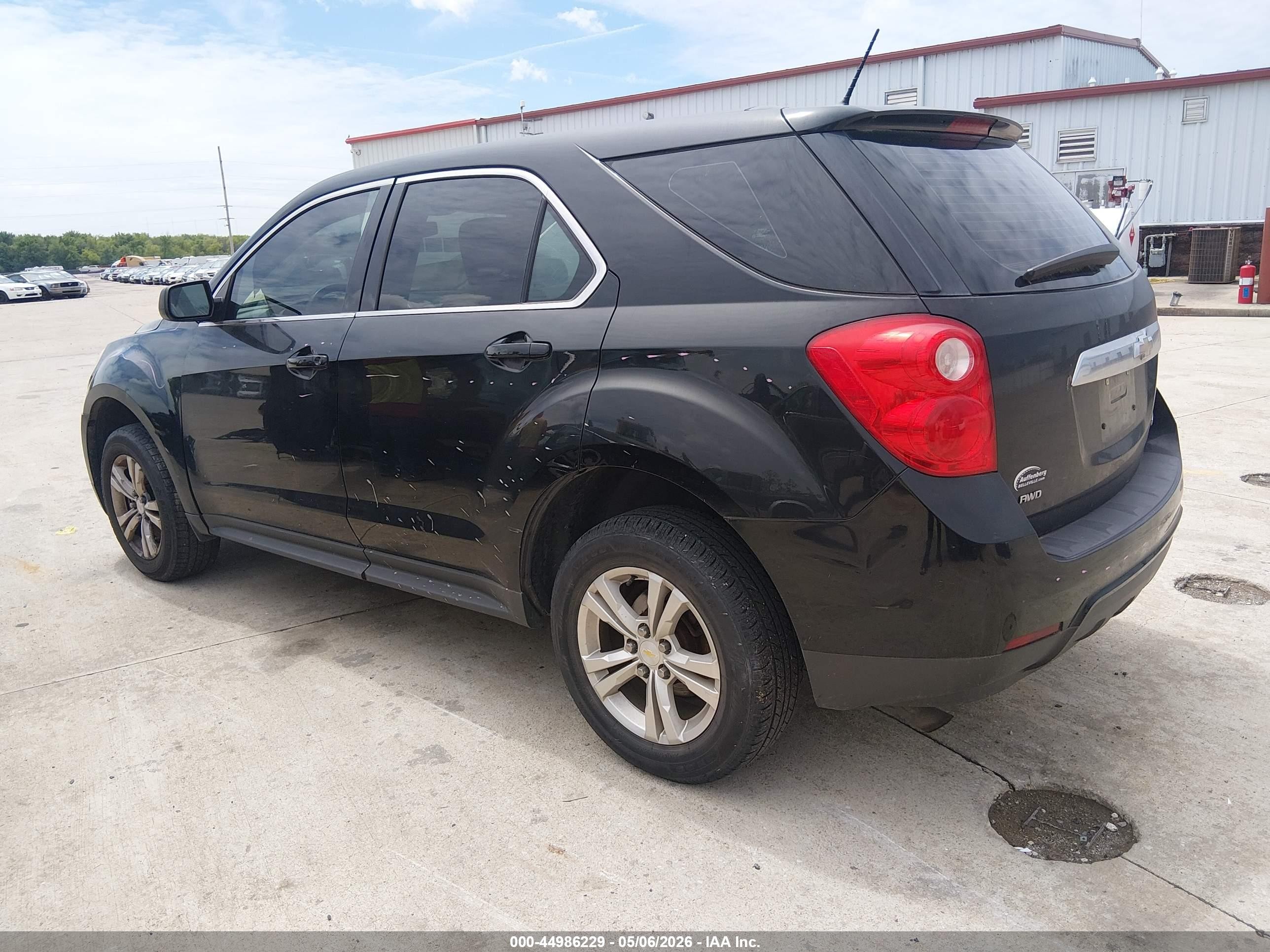 2015 Chevrolet Equinox Ls Black vin: 2GNFLEEK4F6191552