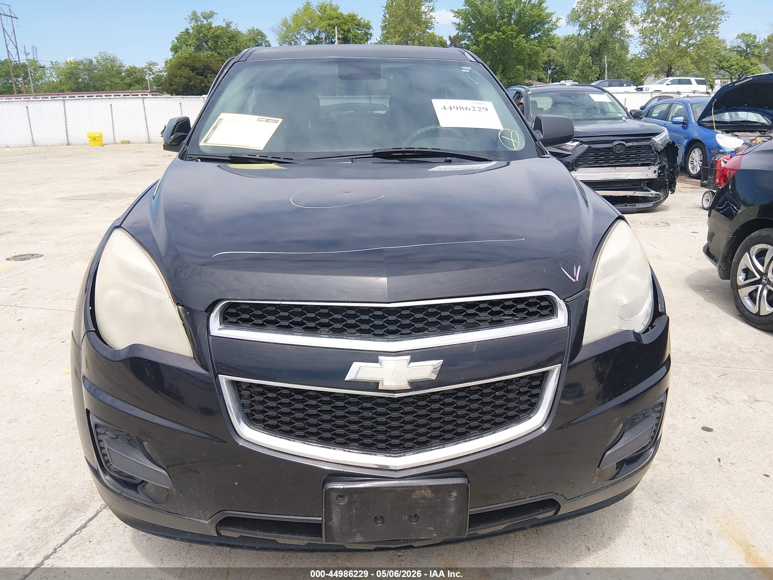 2015 Chevrolet Equinox Ls Black vin: 2GNFLEEK4F6191552
