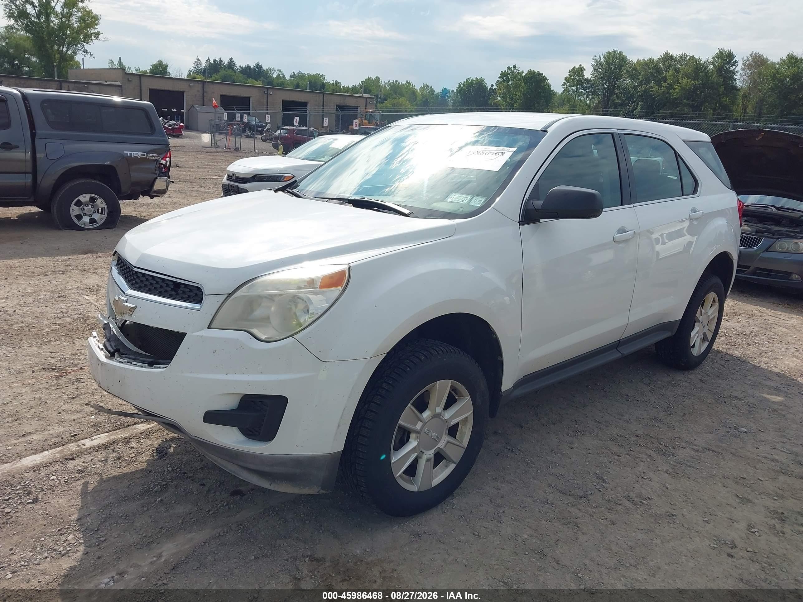 2015 Chevrolet Equinox Ls Белый vin: 2GNFLEEK4F6400336