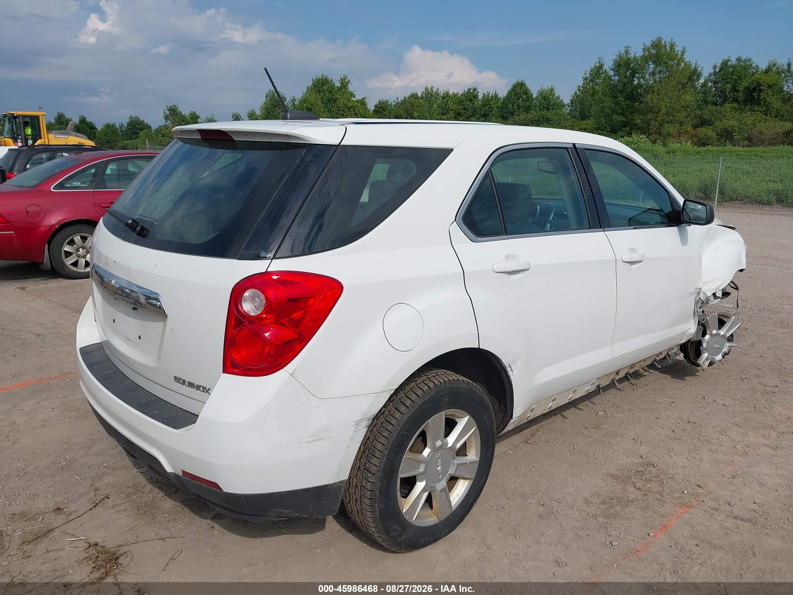 2015 Chevrolet Equinox Ls Белый vin: 2GNFLEEK4F6400336