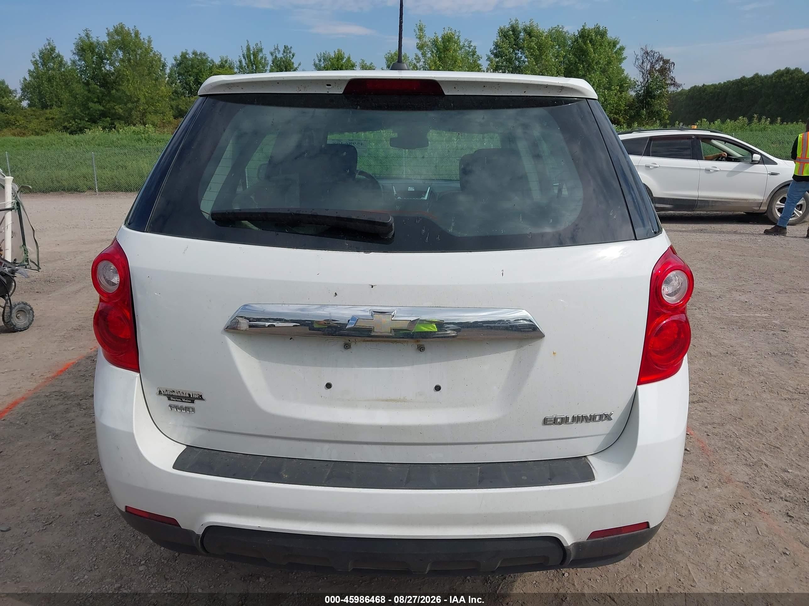 2015 Chevrolet Equinox Ls Белый vin: 2GNFLEEK4F6400336