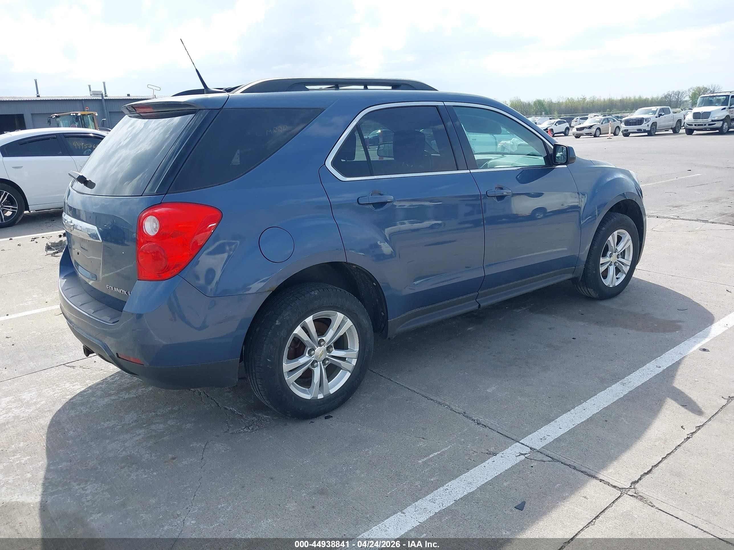 2012 Chevrolet Equinox 1lt Синий vin: 2GNFLEEK5C6177378